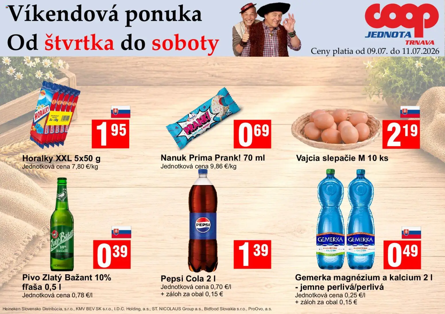Nové COOP Jednota akcie – leták je platný od 09.07.2026 | Strana: 2
