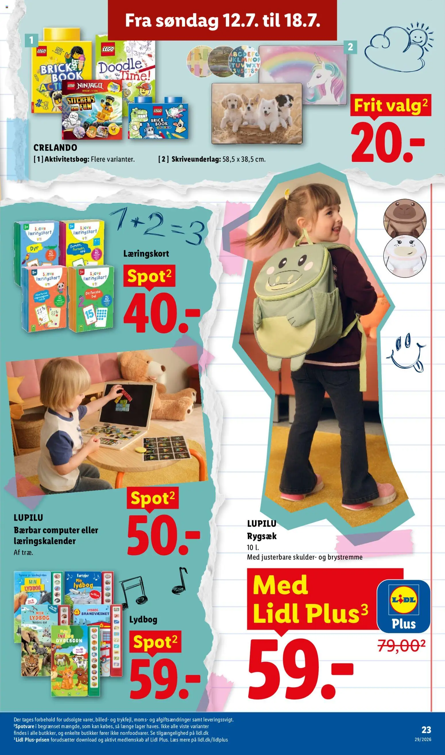 Lidl tilbudsavis – gyldig fra 12/07/2026 | Side: 24 | Produkter: Computer, Rygsæk, Søm