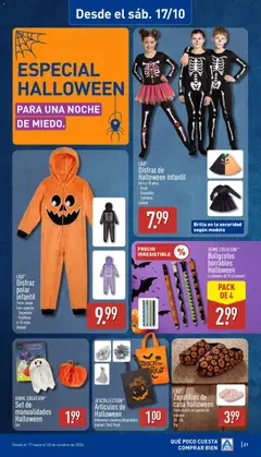 Vista previa Zapatillas de casa halloween, Suela textil con puntos de silicona. 30 - 36. Par válido desde el 12/10/2026 | Página: 21 | Productos: Calabaza, Zapatillas
