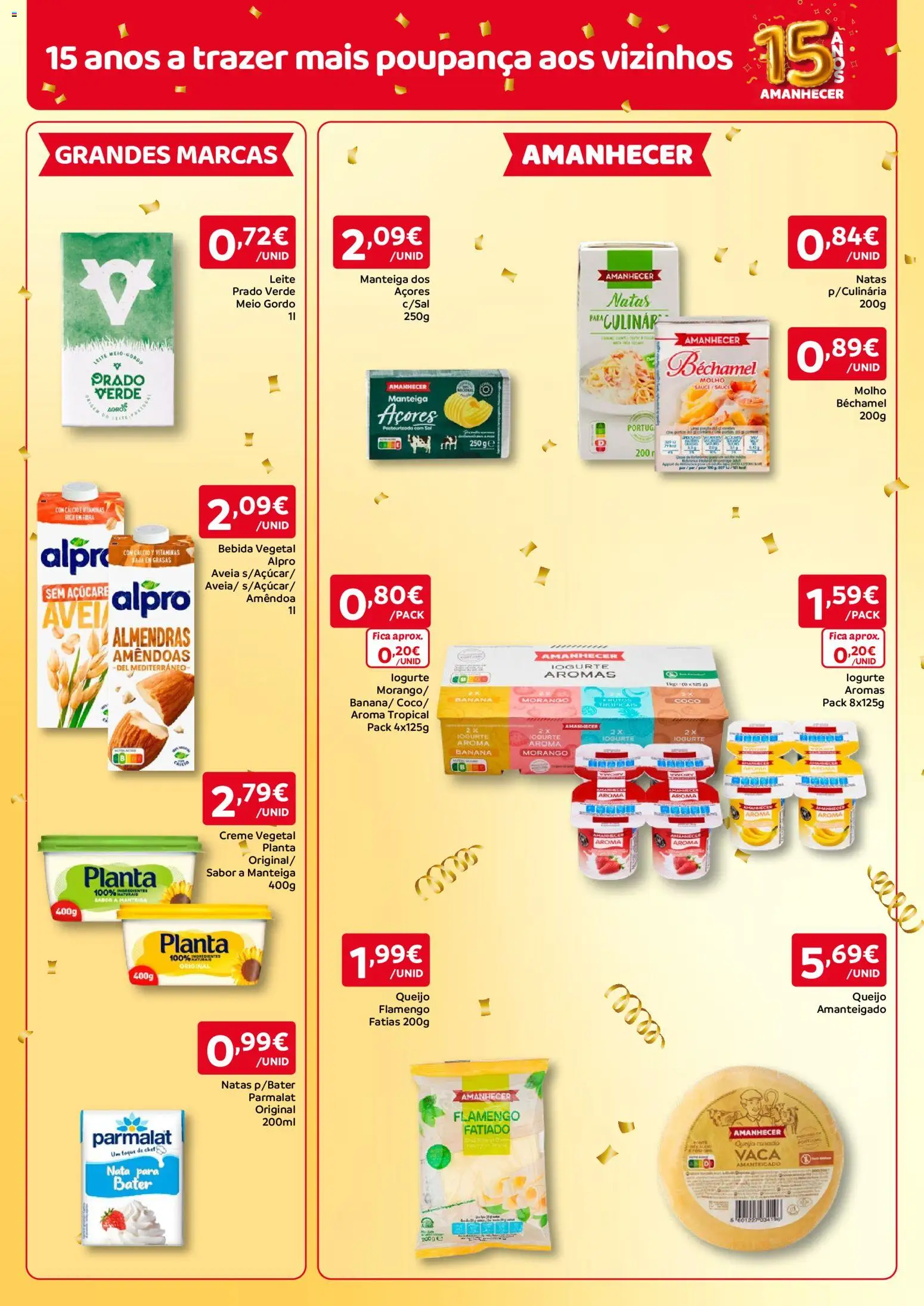 Amanhecer folheto Madeira │ válido de 08/10/2026 | Página: 3 | Produtos: Creme vegetal, Aveia, Coco, Natas