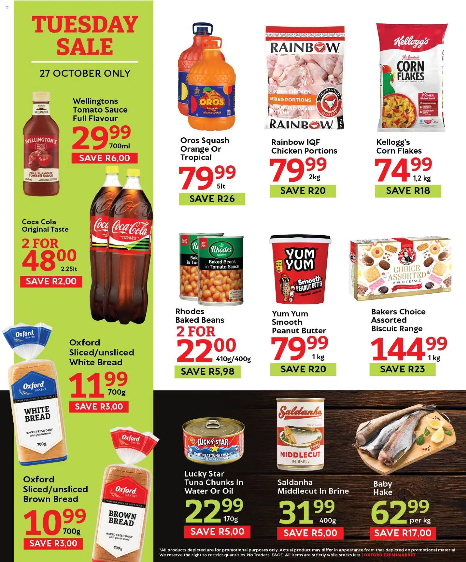 New Oxford Freshmarket catalogue – valid from 27/10/2026 | Page: 3 | Products: Beans, Breakfast, Table, Butter