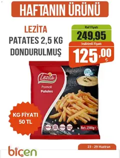 23 Haziran 2026 tarihinden itibaren geçerli olan Biçen Market kataloğu önizlemesi