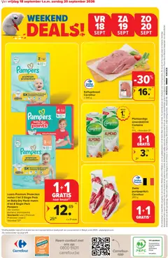 Carrefour market folder week 38 - Voorbeeld van een folder van Carrefour market, geldig van 16/09/2026 | Pagina: 20 | Producten: Pampers, Luiers