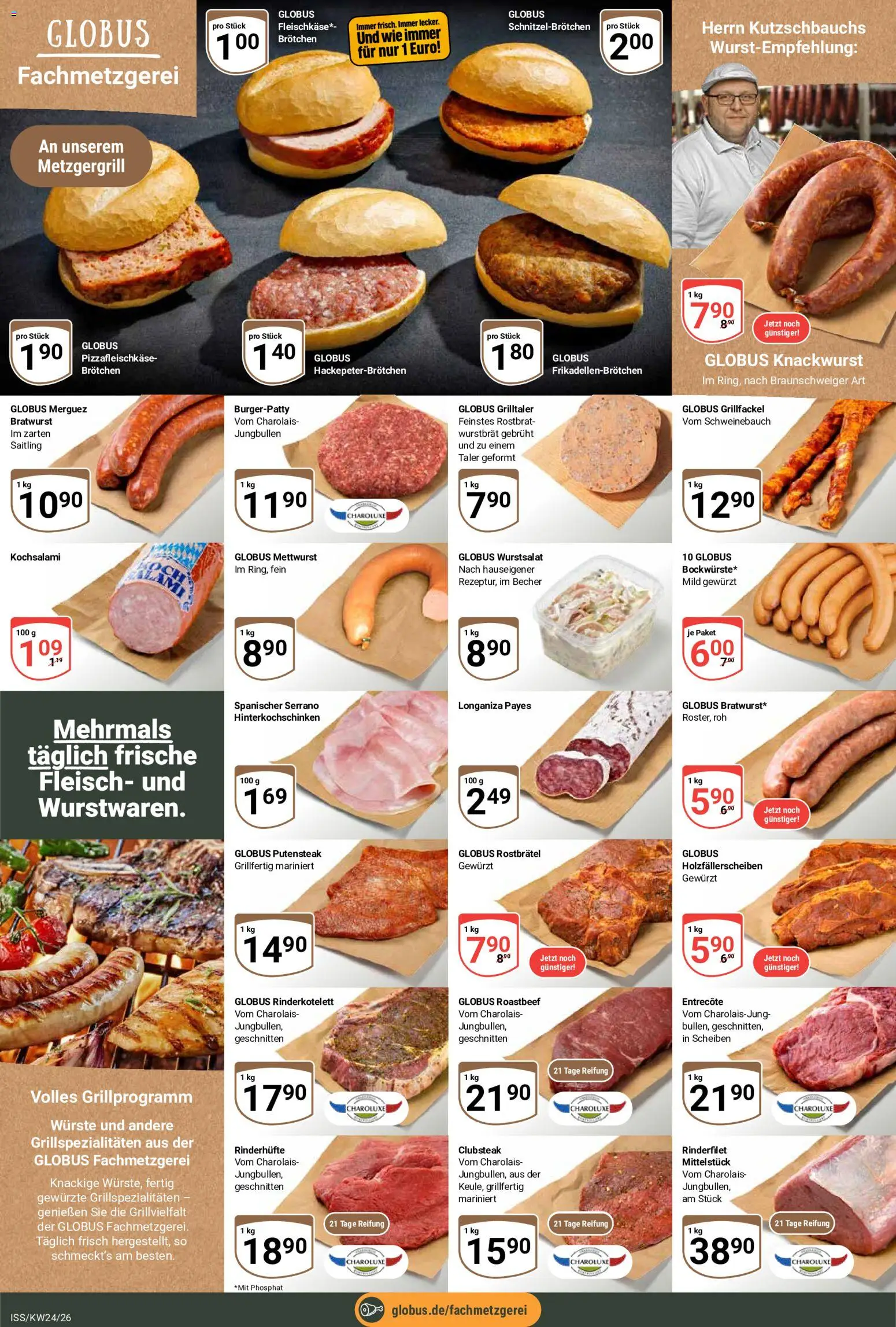 Globus Prospekt – gültig ab 08.06.2026 | Seite: 13 | Produkte: Rinderfilet, Entrecote, Roastbeef, Fleisch