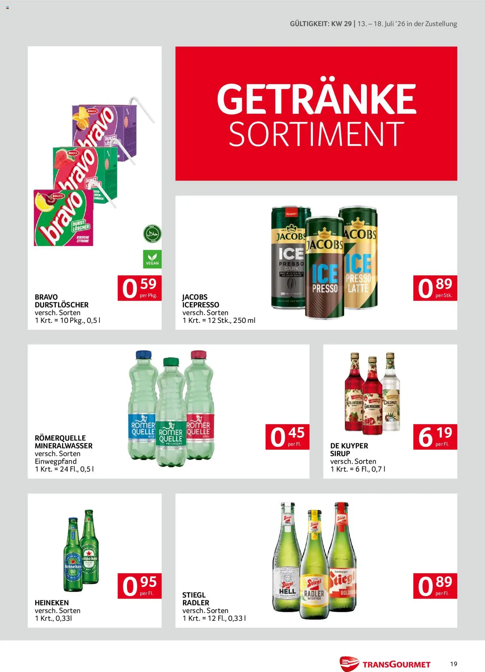 Transgourmet Zustellaktion gültig ab 13.07.2026 | Seite: 19 | Produkte: Zitrone