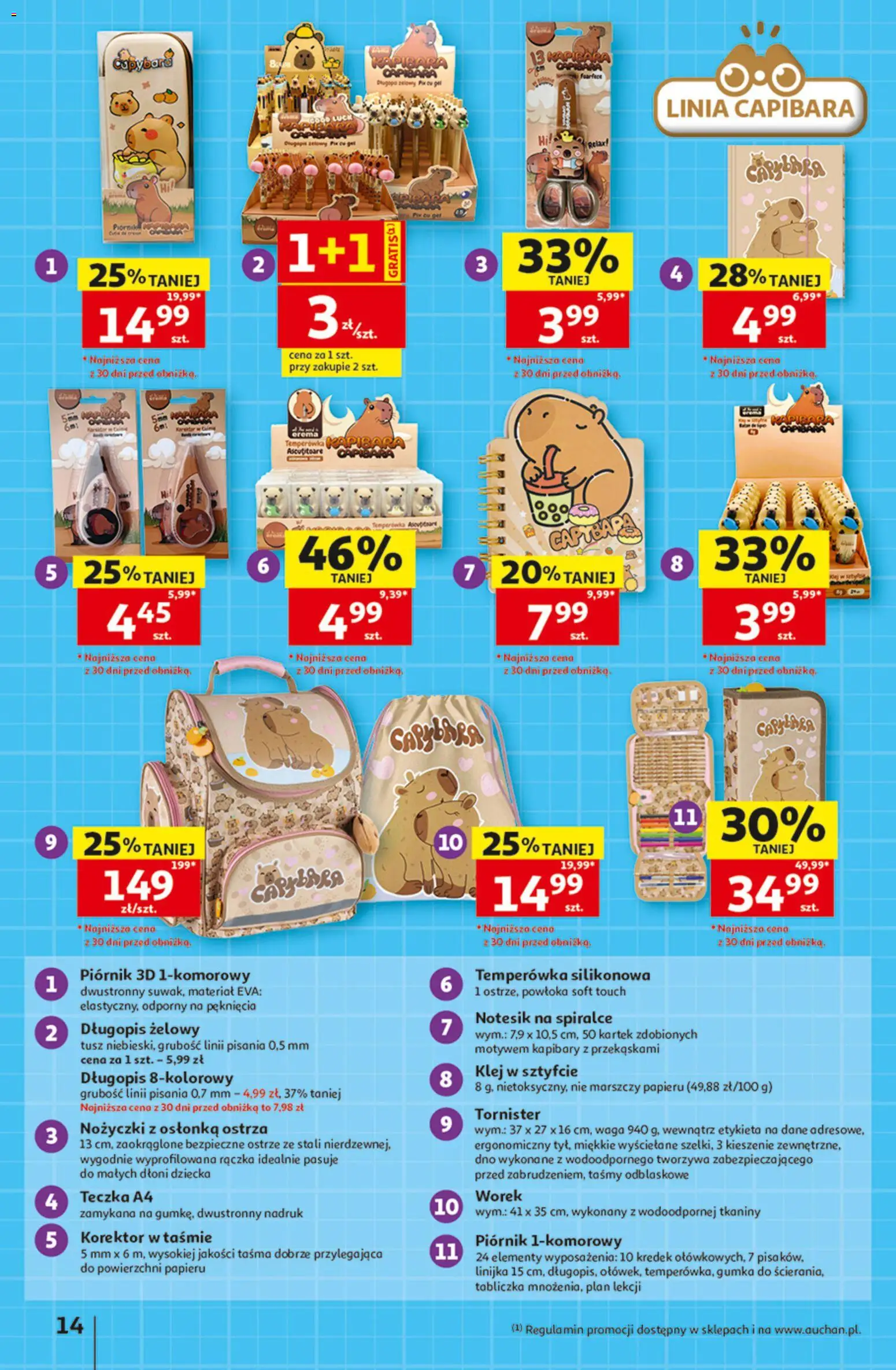 Auchan gazetka - 30 Lat Hipermarket od 06.08.2026 | Strona: 14 | Produkty: Waga, Temperówka, Korektor