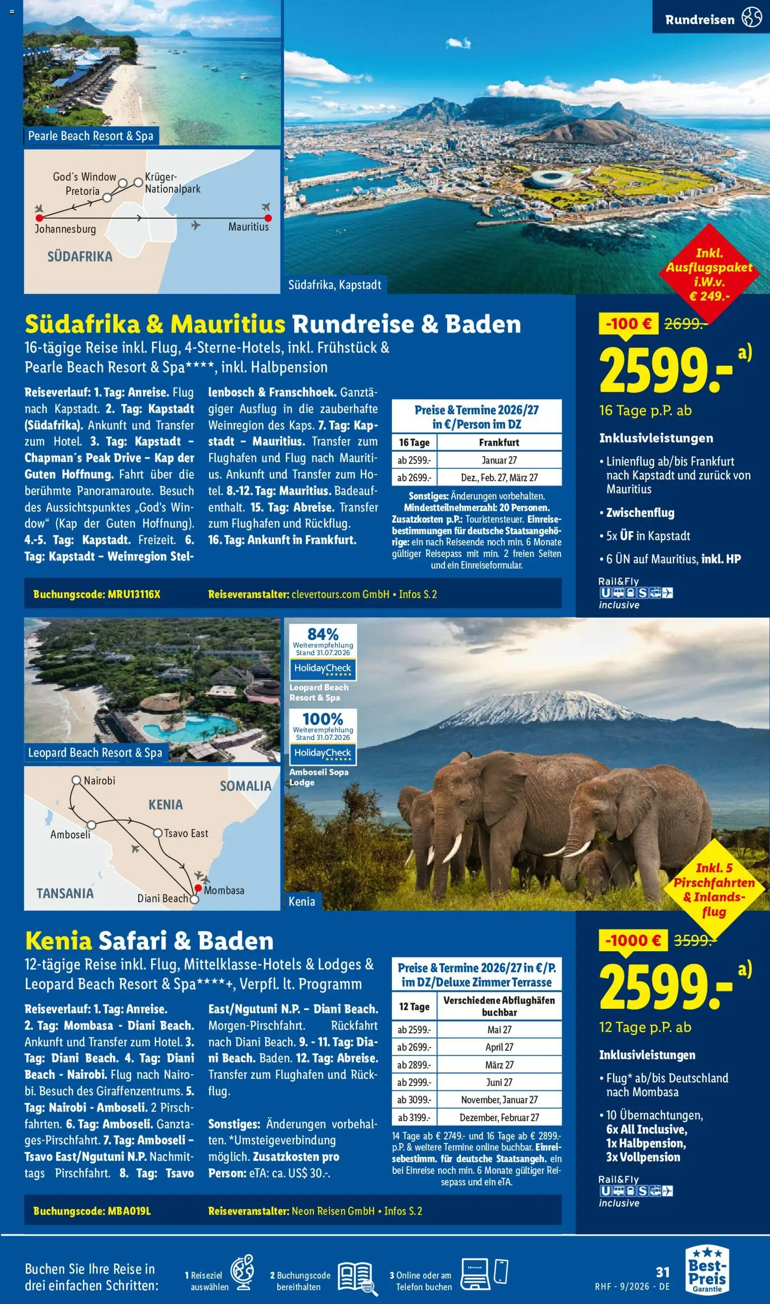 Lidl Reisen Prospekt – gültig ab 29.08.2026 | Seite: 31 | Produkte: HP, Telefon