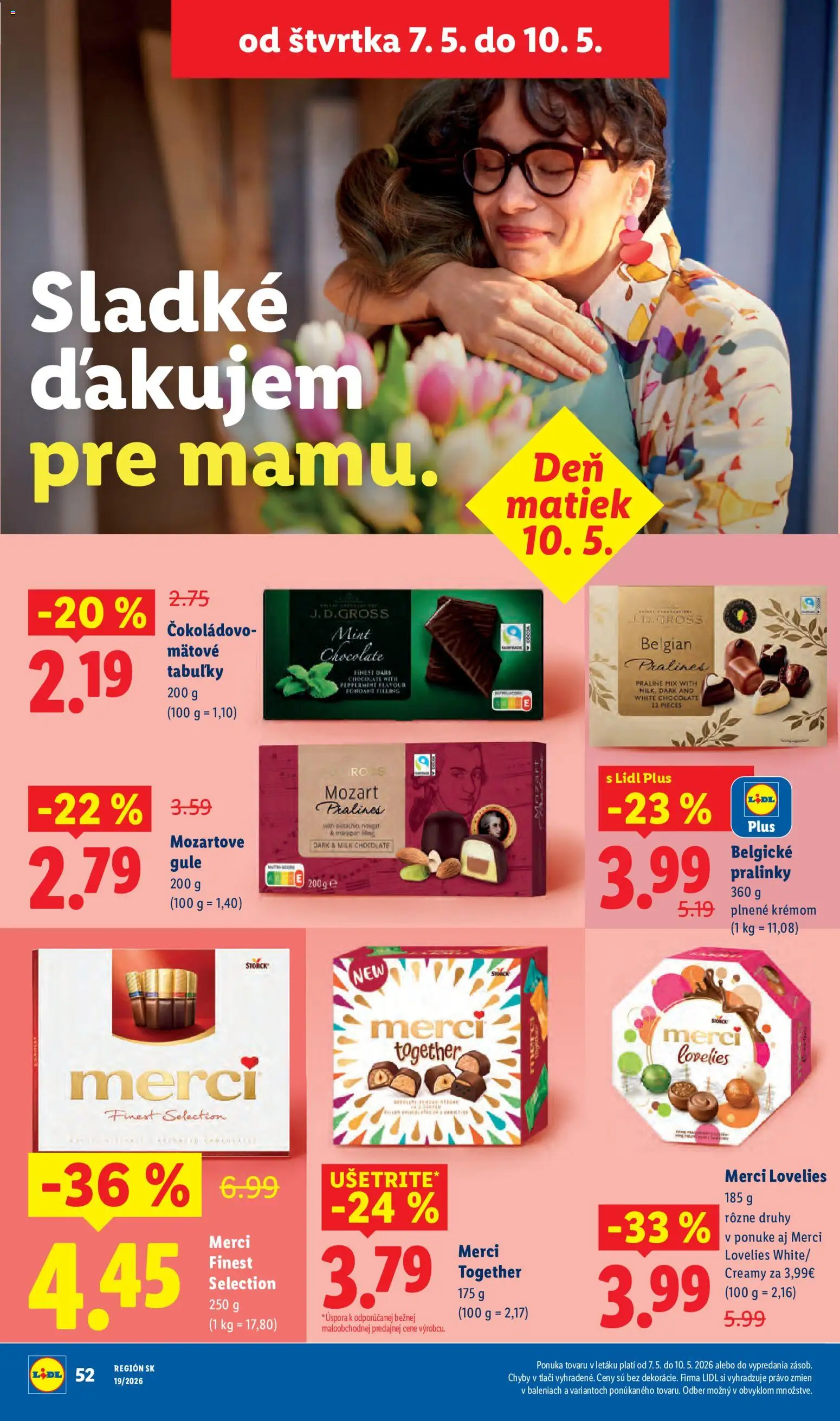 Nové Lidl akcie – leták je platný od 04.05.2026 | Strana: 64 | Produkty: Merci