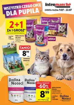 Pogląd oferty "Intermarche gazetka - Wszystko czego chcę dla pupila" - ważna od 09.07.2026