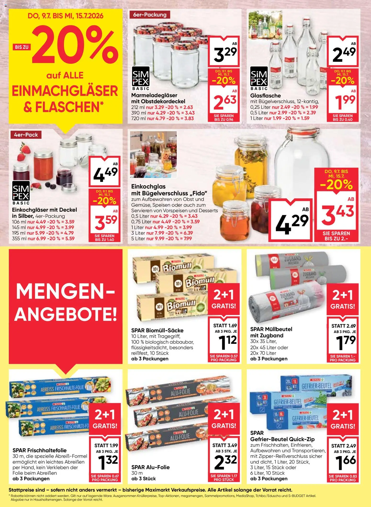 Maximarkt Flugblatt gültig ab 09.07.2026 | Seite: 16 | Produkte: Obst