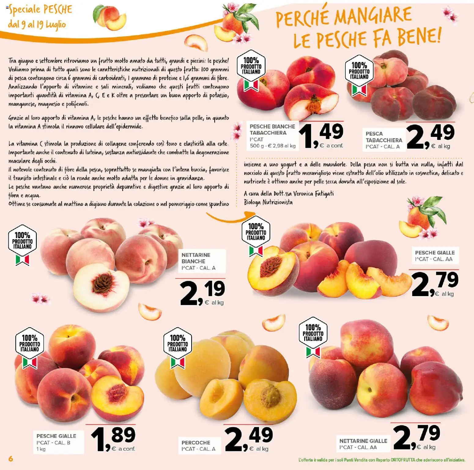 Volantino Todis del 09/07/2026 | Pagina: 6 | Prodotti: Cellulare, Yogurt, Pesca