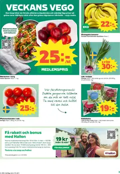 Coop erbjudanden - Förhandsvisning av reklamblad från butik Coop aktuell från 22/06/2026 | Sida: 3 | Produkter: Galler, Korg, Bananer, Häll