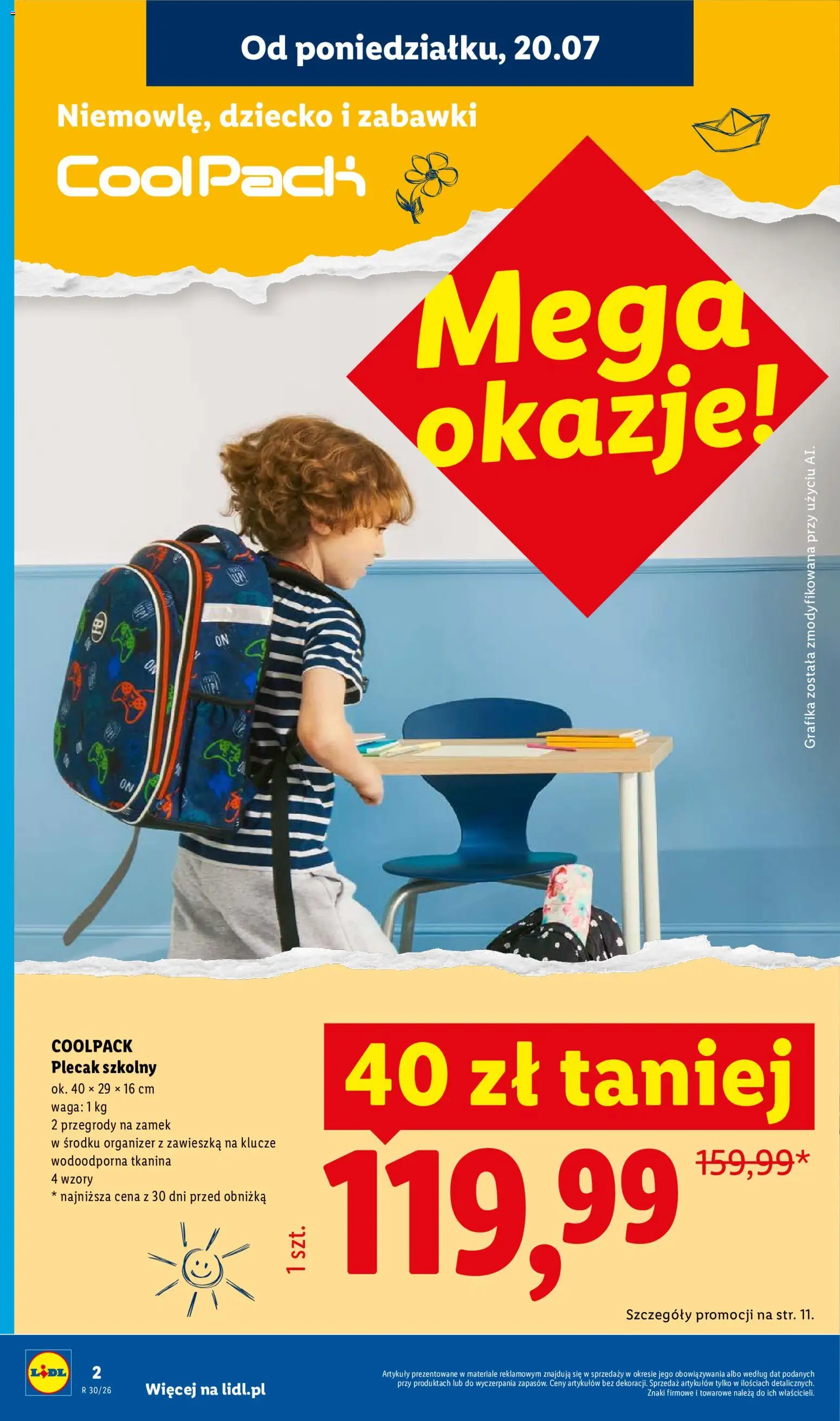 Lidl Katalog od 20.07.2026 | Strona: 2 | Produkty: Plecak, Waga
