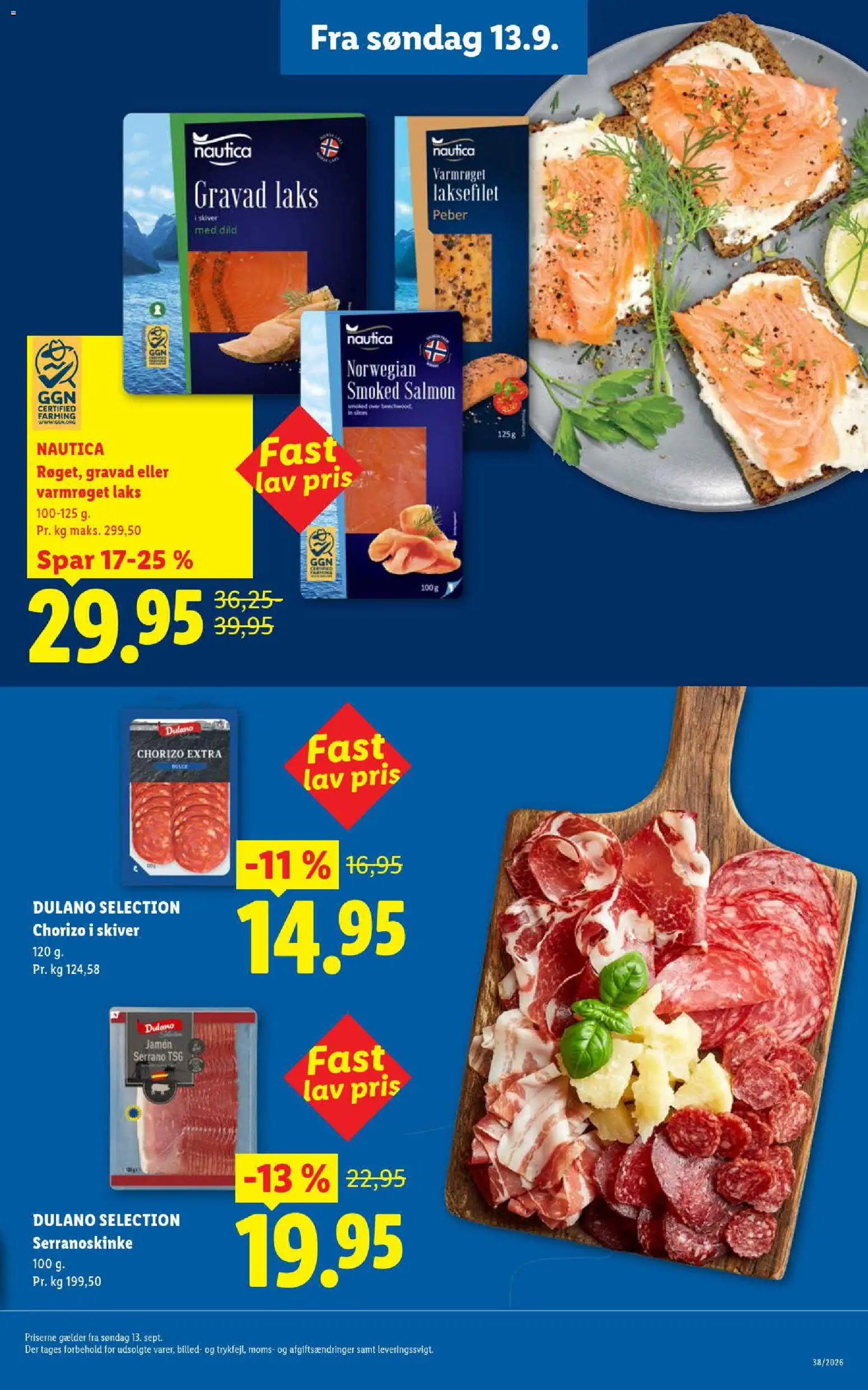 Lidl tilbudsavis – gyldig fra 13/09/2026 | Side: 15 | Produkter: Dild, Peber, Laks