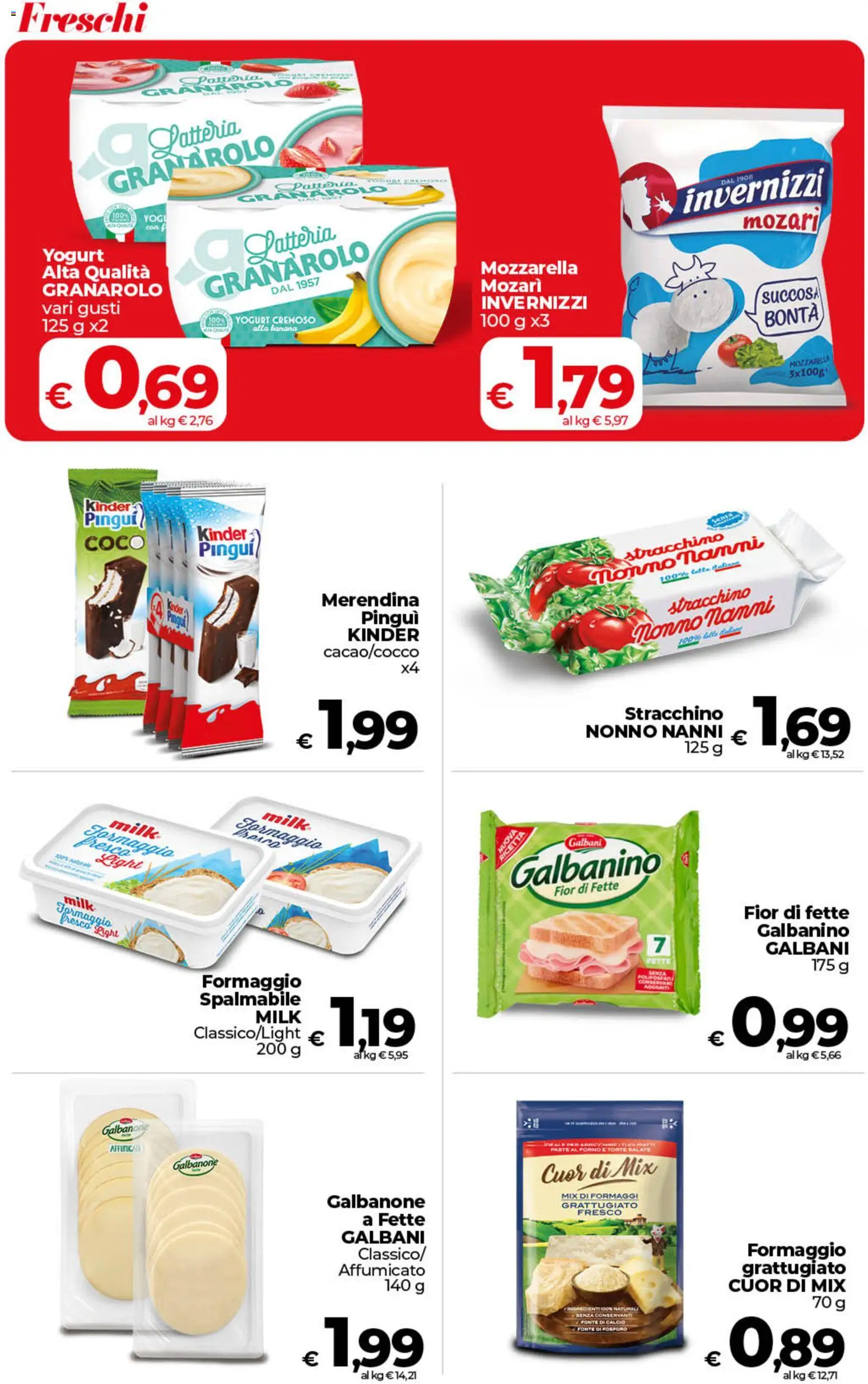 Volantino COOP del 07.04.2026 | Pagina: 15 | Prodotti: Yogurt, Latte, Formaggio, Stracchino
