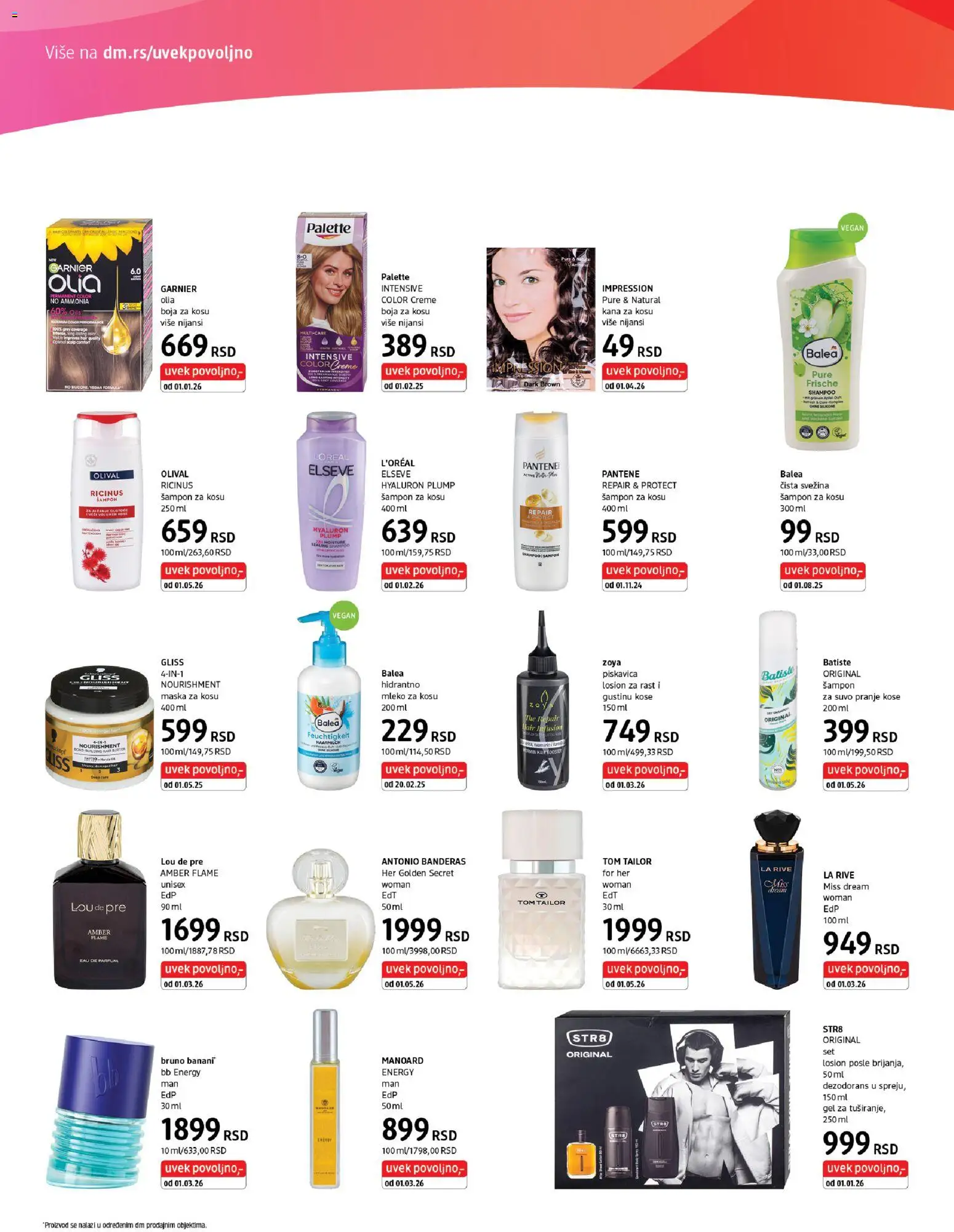 DM Drogerie katalog - važi od 16.05.2026 | Strana: 2 | Proizvode: Garnier, Pantene, Šampon, Maska za kosu