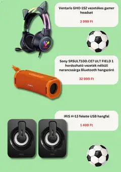 Best Byte akciós újság - amely érvényes a következő dátumtól: 09.06.2026 | Oldal: 3 | Termékek: Hangszóró, USB, Headset, Bluetooth hangszóró