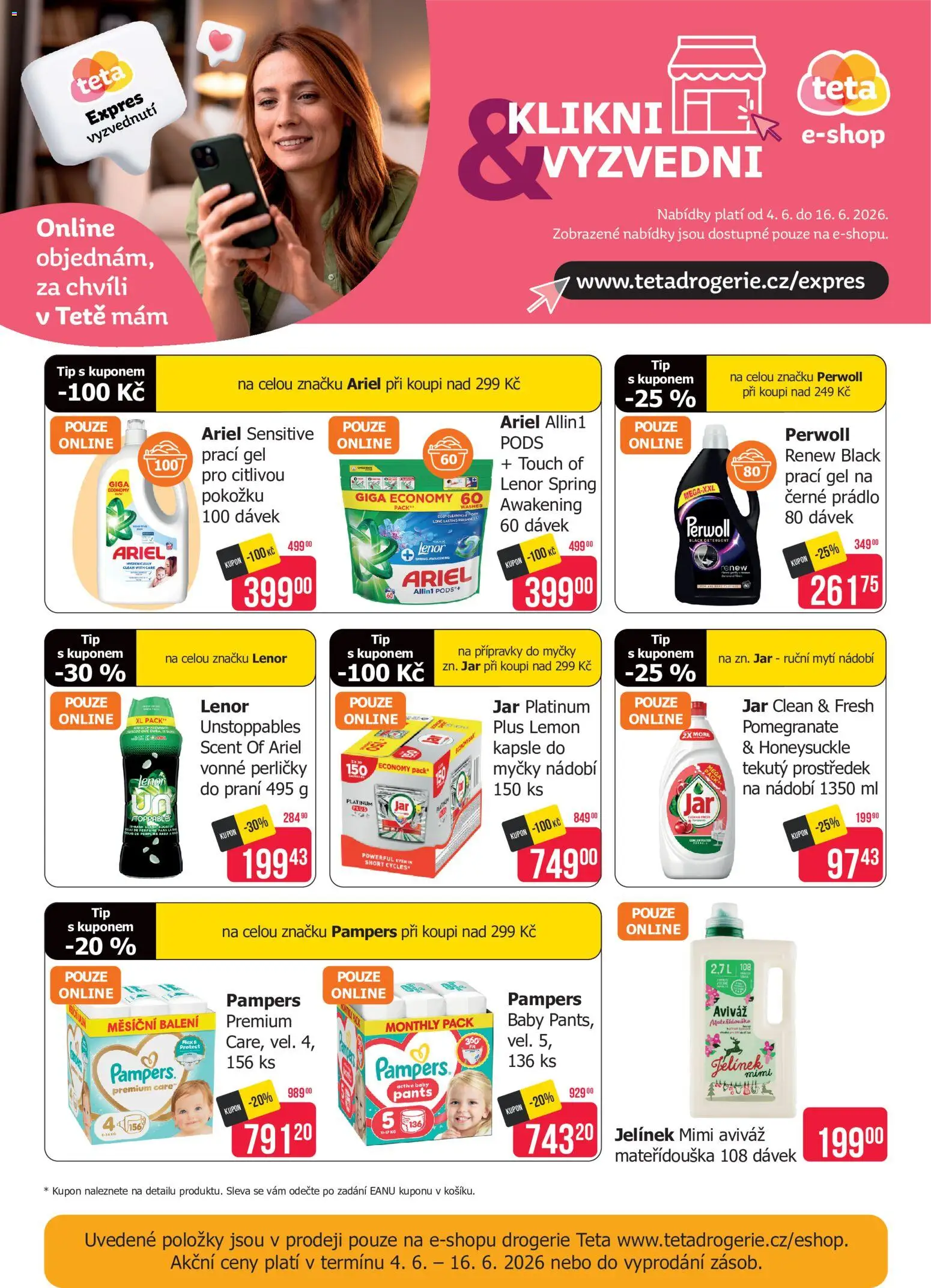 TETA Drogerie leták od 04.06.2026 | Strana: 18 | Produkty: Box, Nádobí, Drogerie, Jar