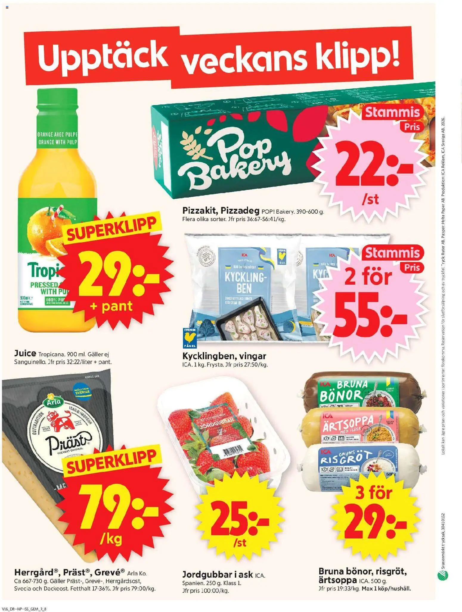 ICA Supermarket reklamblad aktuell från 13.04.2026 | Sida: 10