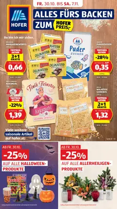Hofer Flugblatt ab 30.10.2026 gültig