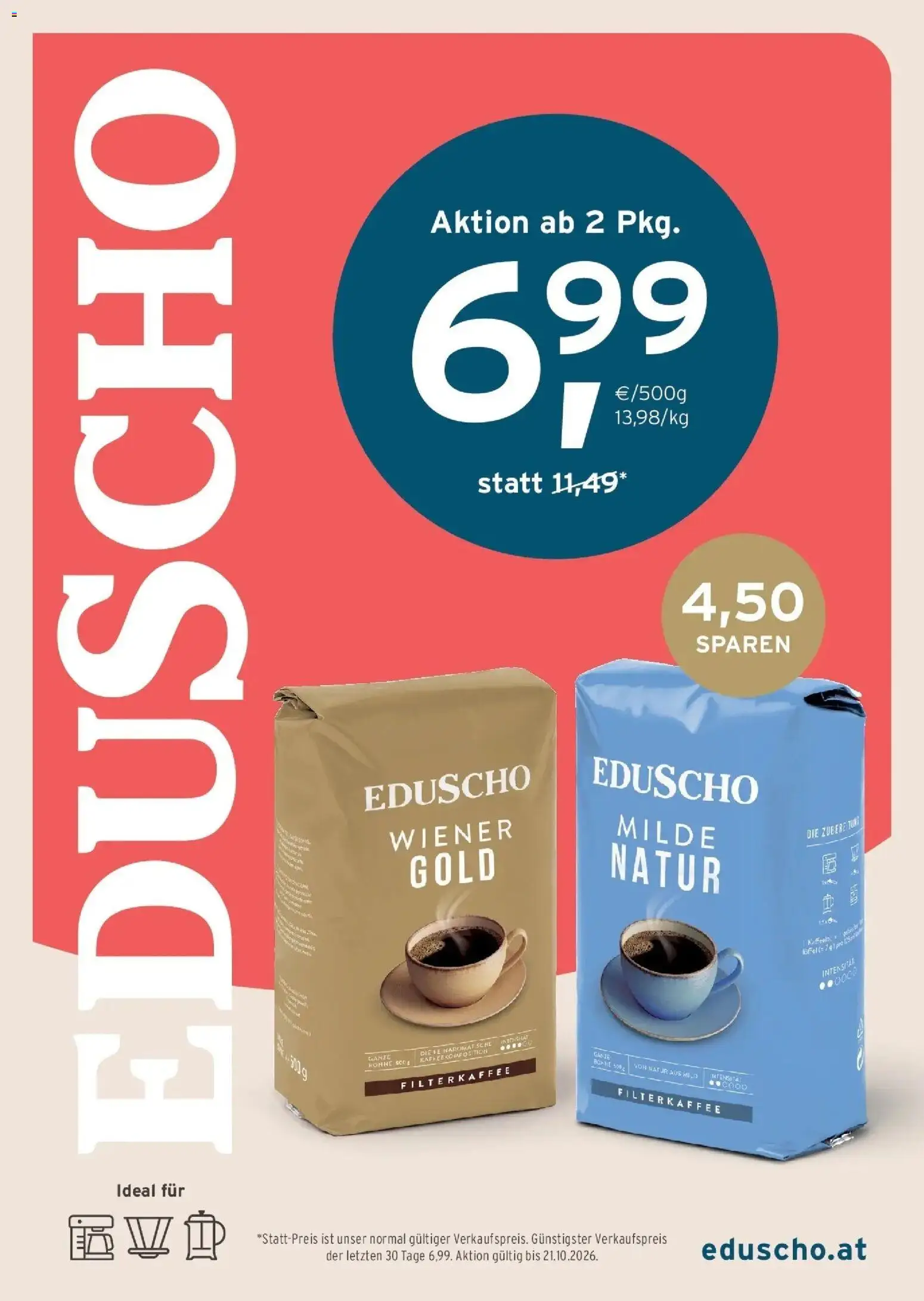 Tchibo Eduscho - Tchibo Magazin von 01.10.2026 - Aktuelle Angebote | Seite: 14 | Produkte: Kaffee