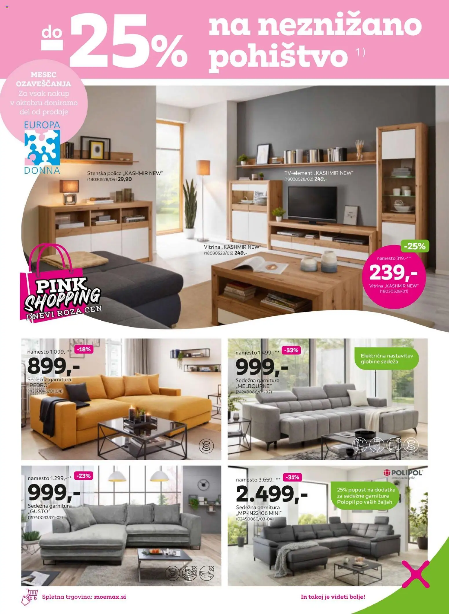 Novi Mömax katalog ponudbe – veljaven od 11.10.2026 | Stran: 5 | Izdelki: Vitrina, Pohištvo, Sedezna garnitura, Polica