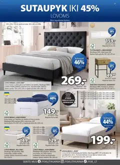 JYSK leidinys galioja nuo 28.04.2026 | Puslapis: 21 | Prekių: Lova, Naktinis staliukas, Tv