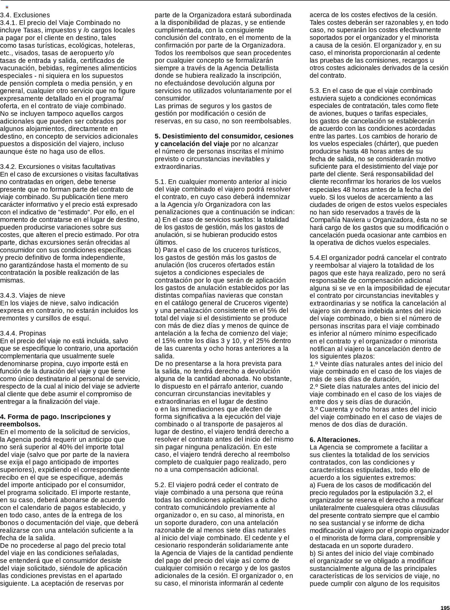 Viajes El Corte Inglés Cruceros marítimos │ válido desde el 01.01.2026 | Página: 196 | Productos: General, Organizador