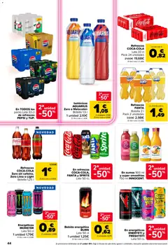 Vista previa Carrefour folleto válido desde el 10/09/2026 | Página: 48 | Productos: Lima, Bebida energética, Fanta, Coca-Cola