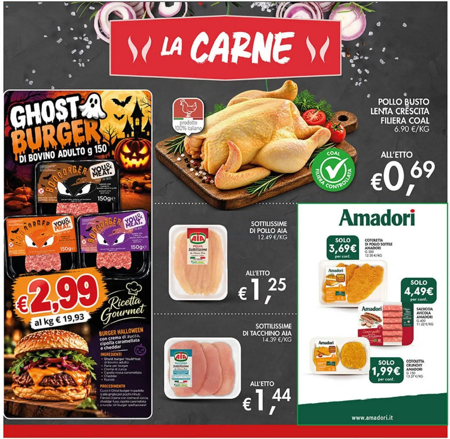 Volantino Coal del 22/10/2026 | Pagina: 7 | Prodotti: Bovino, Crema, Pollo, Cipolla