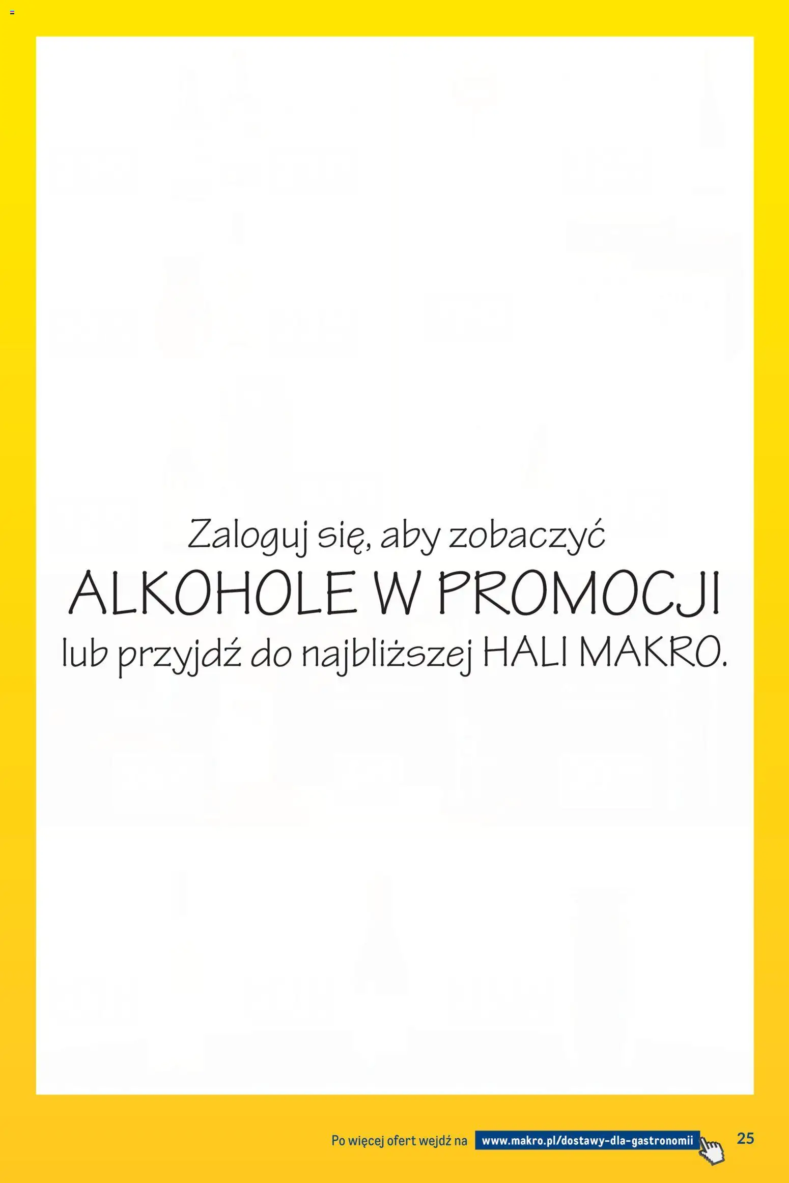 Makro gazetka - Dostawy dla gastronomii od 01.09.2026 | Strona: 25 | Produkty: Alkohole
