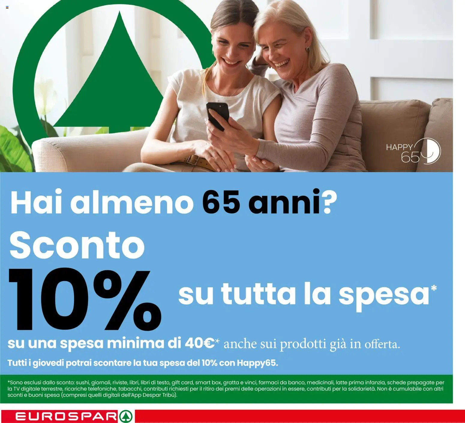 Volantino Eurospar del 20/08/2026 | Pagina: 10 | Prodotti: Libri, Latte, TV
