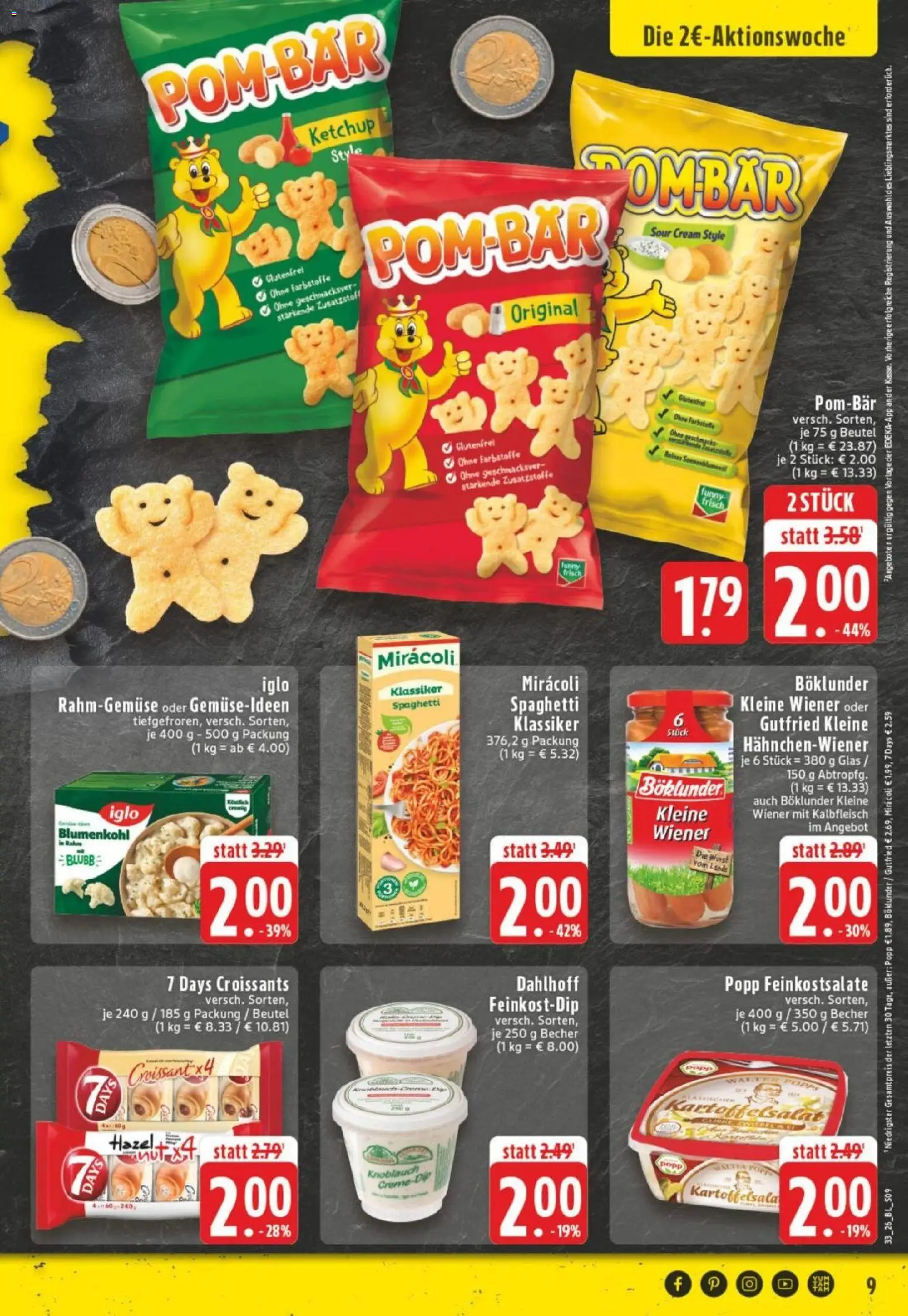 Edeka Prospekt Dortmund – gültig ab 10.08.2026 | Seite: 9 | Produkte: Croissant, Knoblauch, Blumenkohl, Ketchup