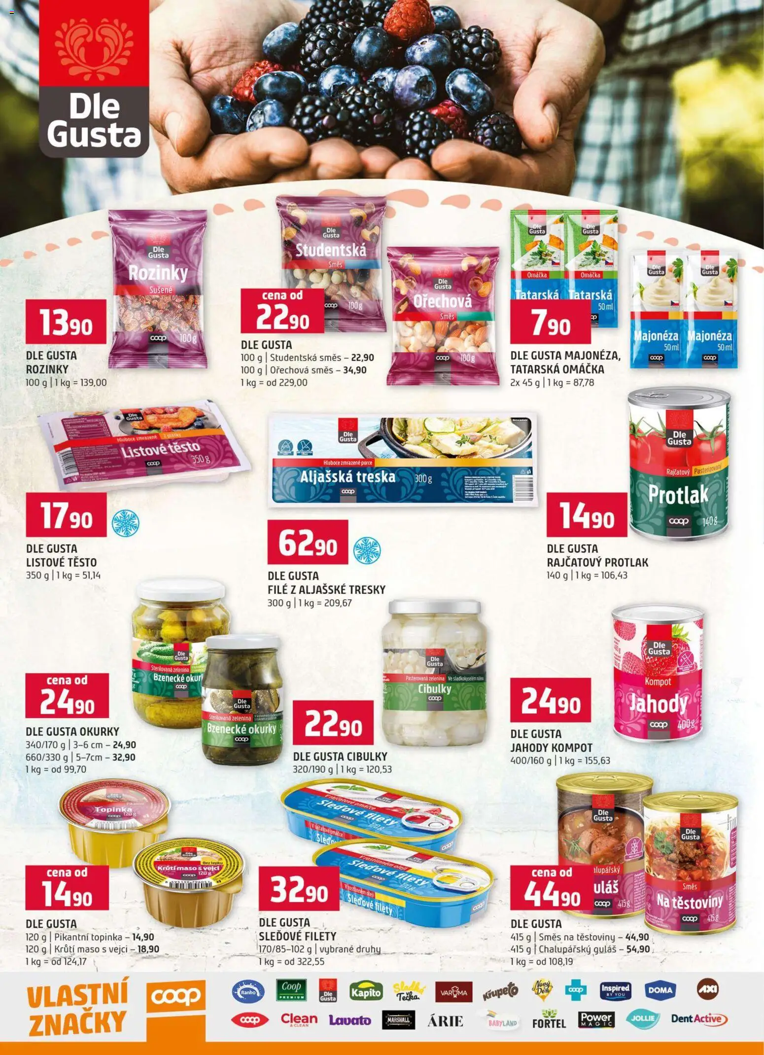 Terno leták od 12.08.2026 | Strana: 18 | Produkty: Rajčatový protlak, Aljašská treska, Protlak, Guláš