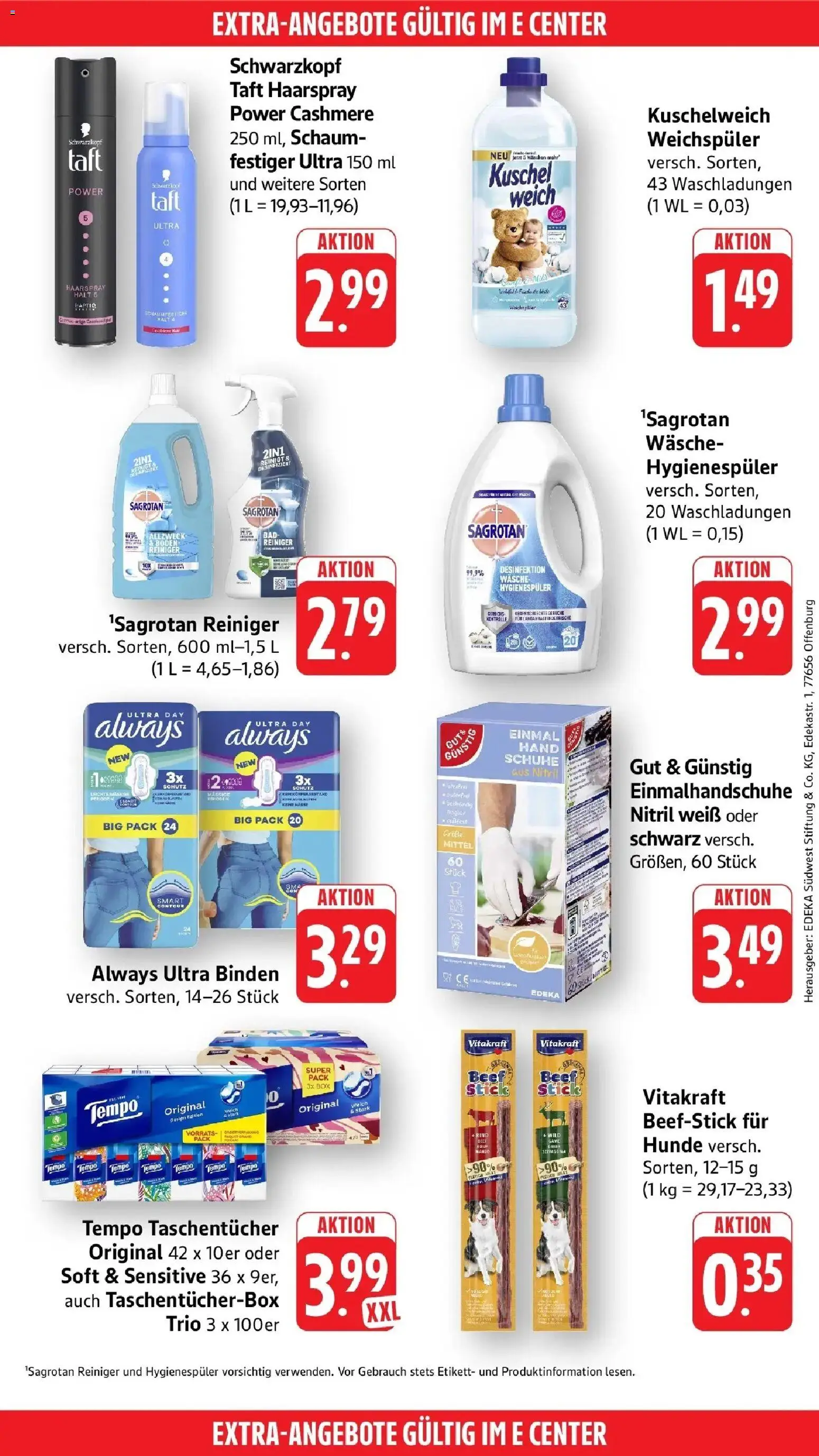 Edeka Prospekt Bad Kreuznach – gültig ab 27.07.2026 | Seite: 51 | Produkte: Haarspray, Mars, Weichspüler, Tempo