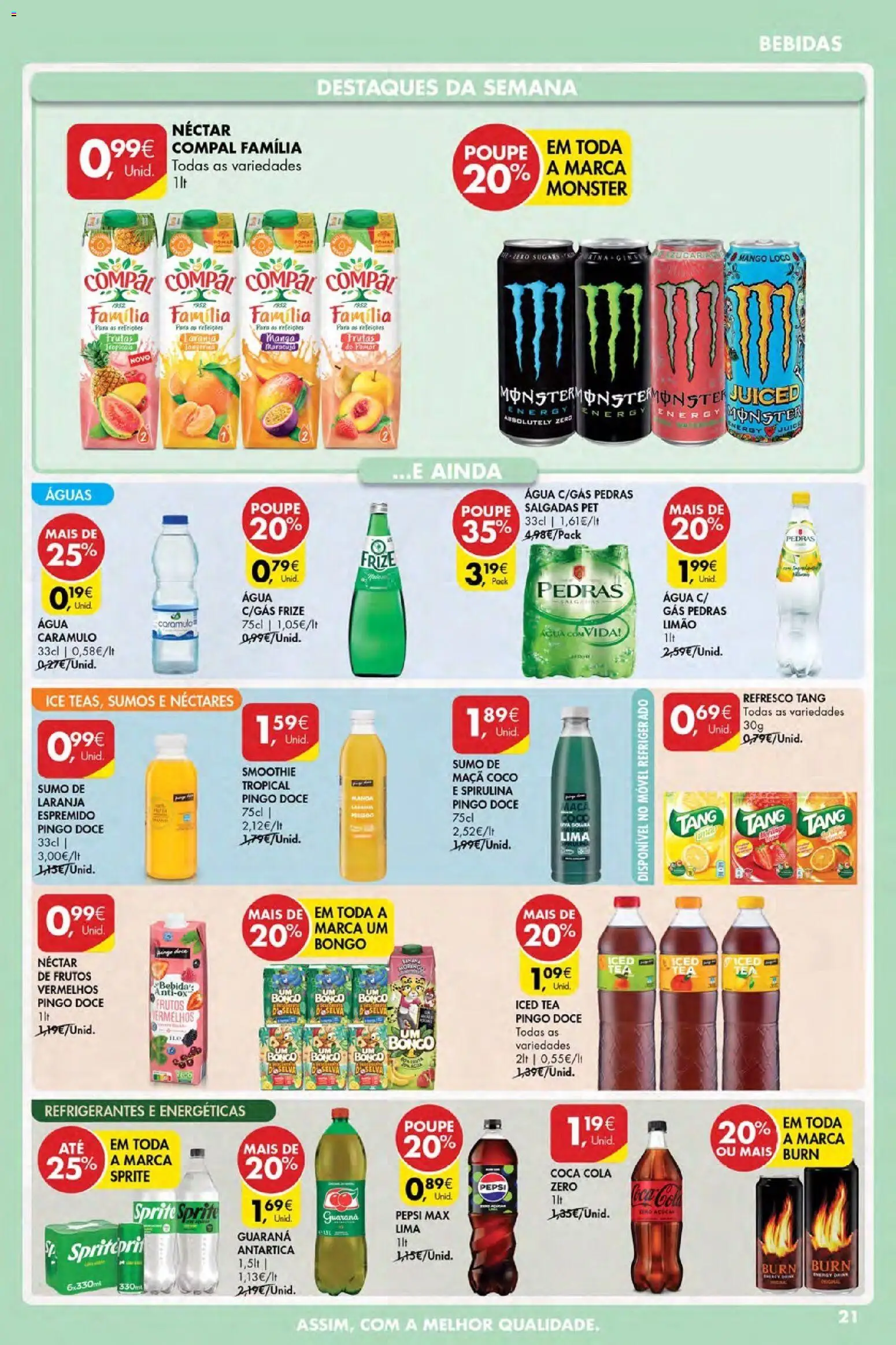 Pingo Doce Poupe Esta Semana Açores │ válido de 16.04.2026 | Página: 21 | Produtos: Agua, Maça, Coca-cola, Soda
