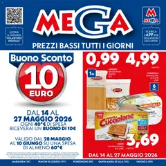 Anteprima del volantino Mega volantino Buono Sconto valido a partire dal 14.05.2026