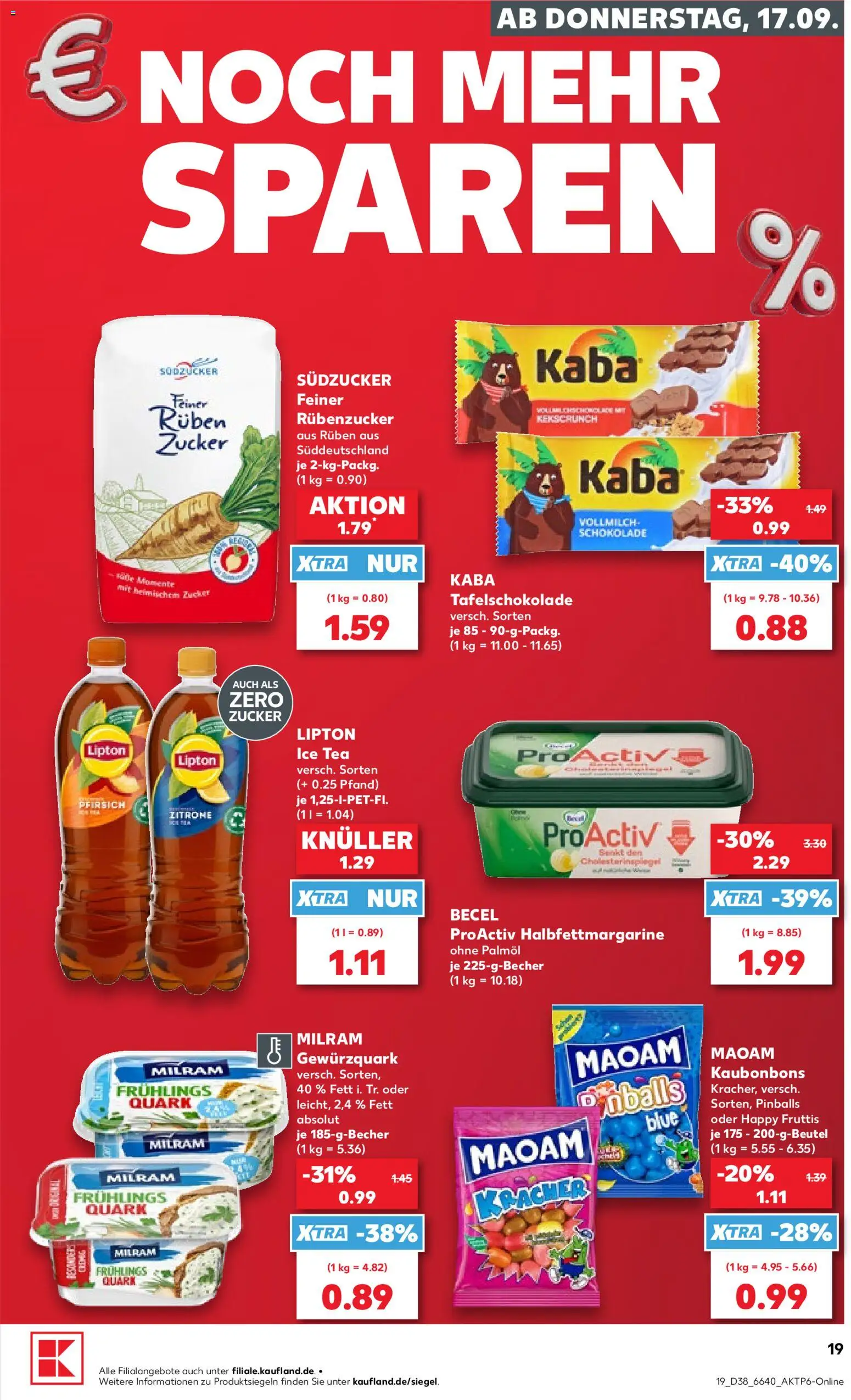 Kaufland Německo leták od 17.09.2026 | Strana: 19 | Produkty: Ice tea