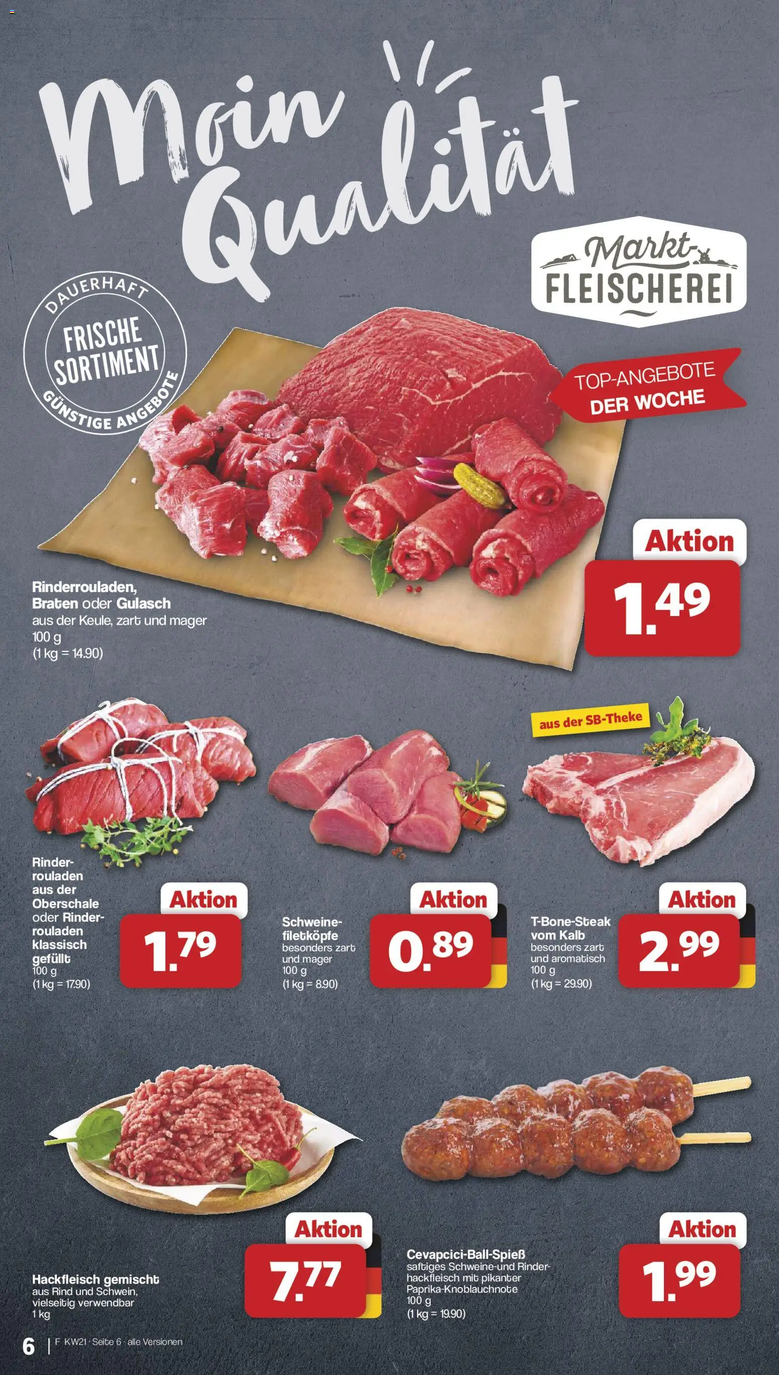 Famila Nordwest Prospekt 	 – gültig ab 18.05.2026 | Seite: 6 | Produkte: Gulasch, Hackfleisch