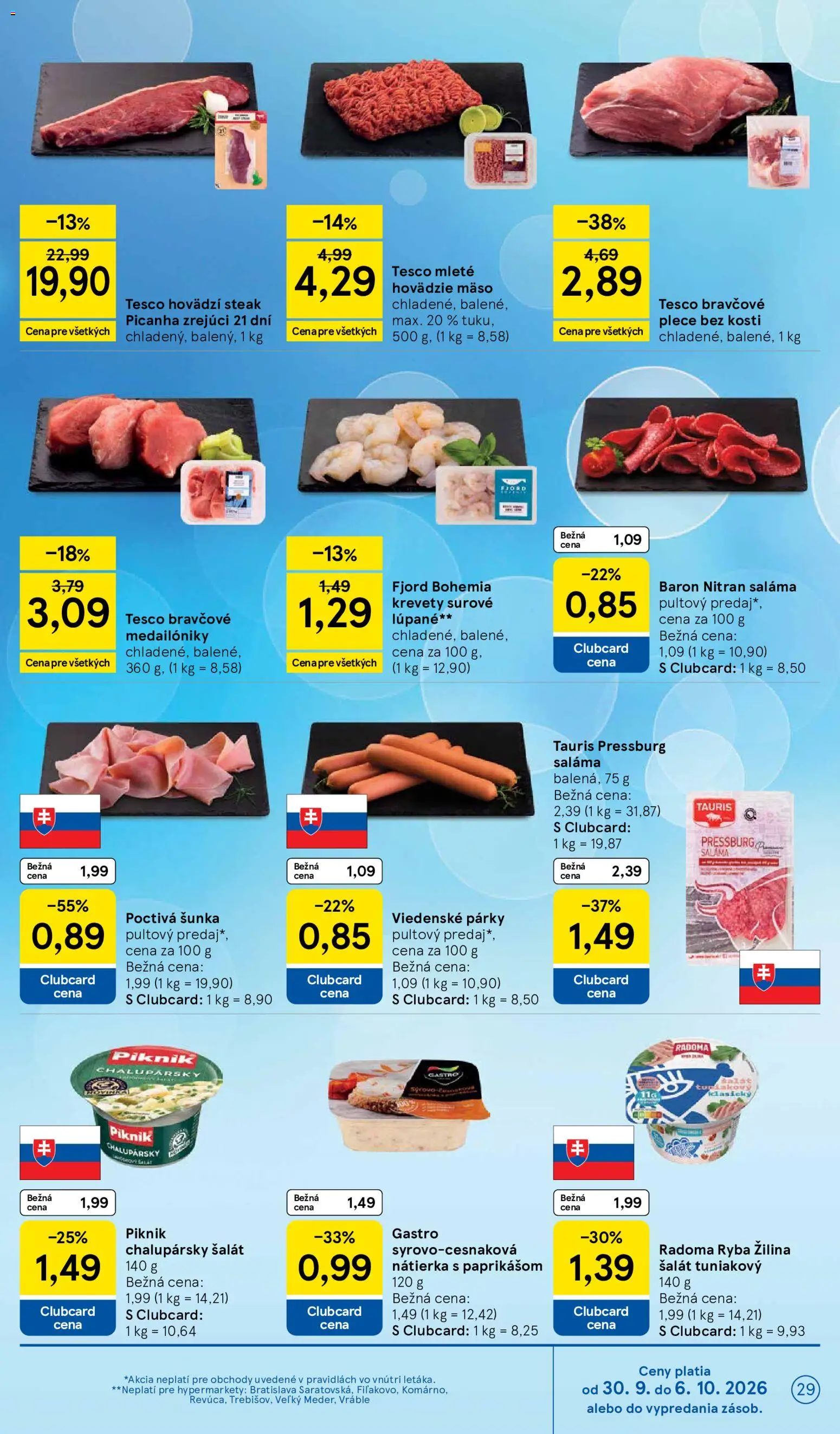 Nové Tesco akcie – leták je platný od 30.09.2026 | Strana: 29