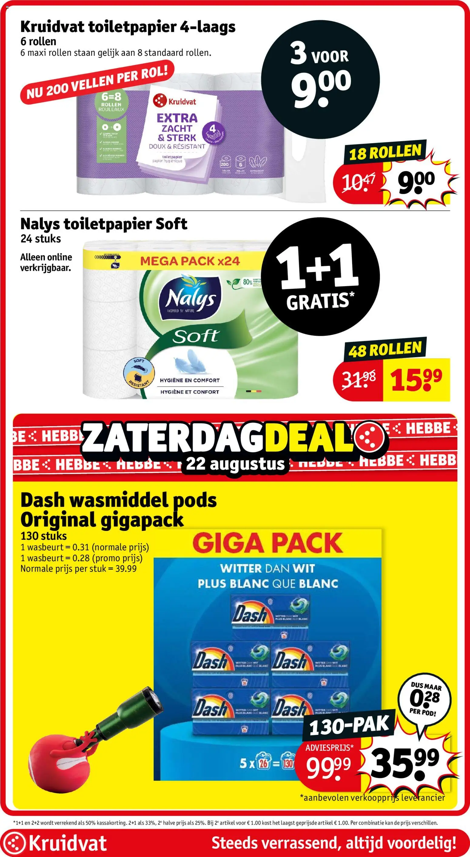 {H1} | Pagina: 47 | Producten: Papier, Toiletpapier, Wasmiddel, Kan