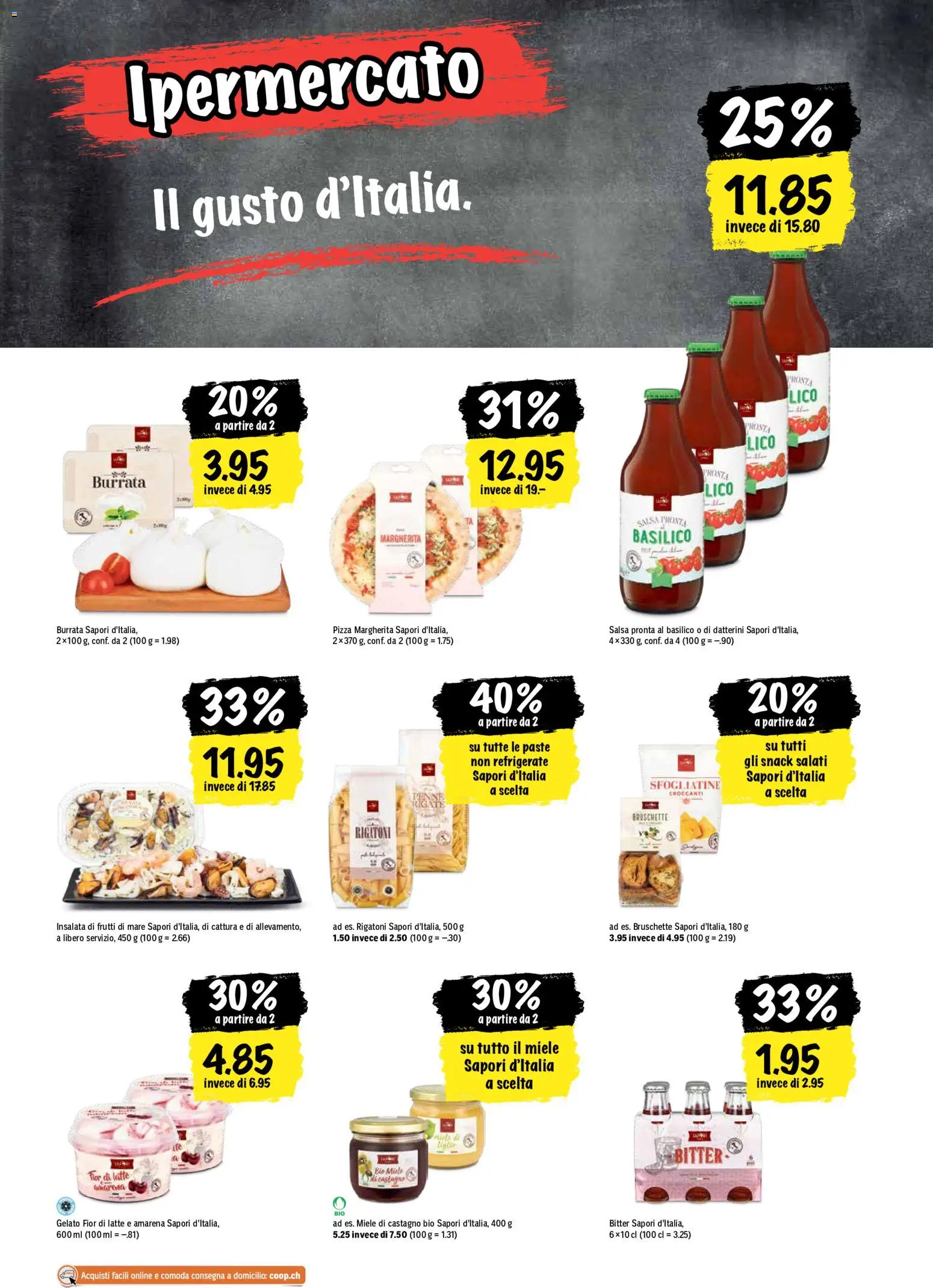 Coop aktionen IT – gültig ab 09.07.2026 | Seite: 23 | Produkte: Fennikel, Pizza, Pasta, Miele