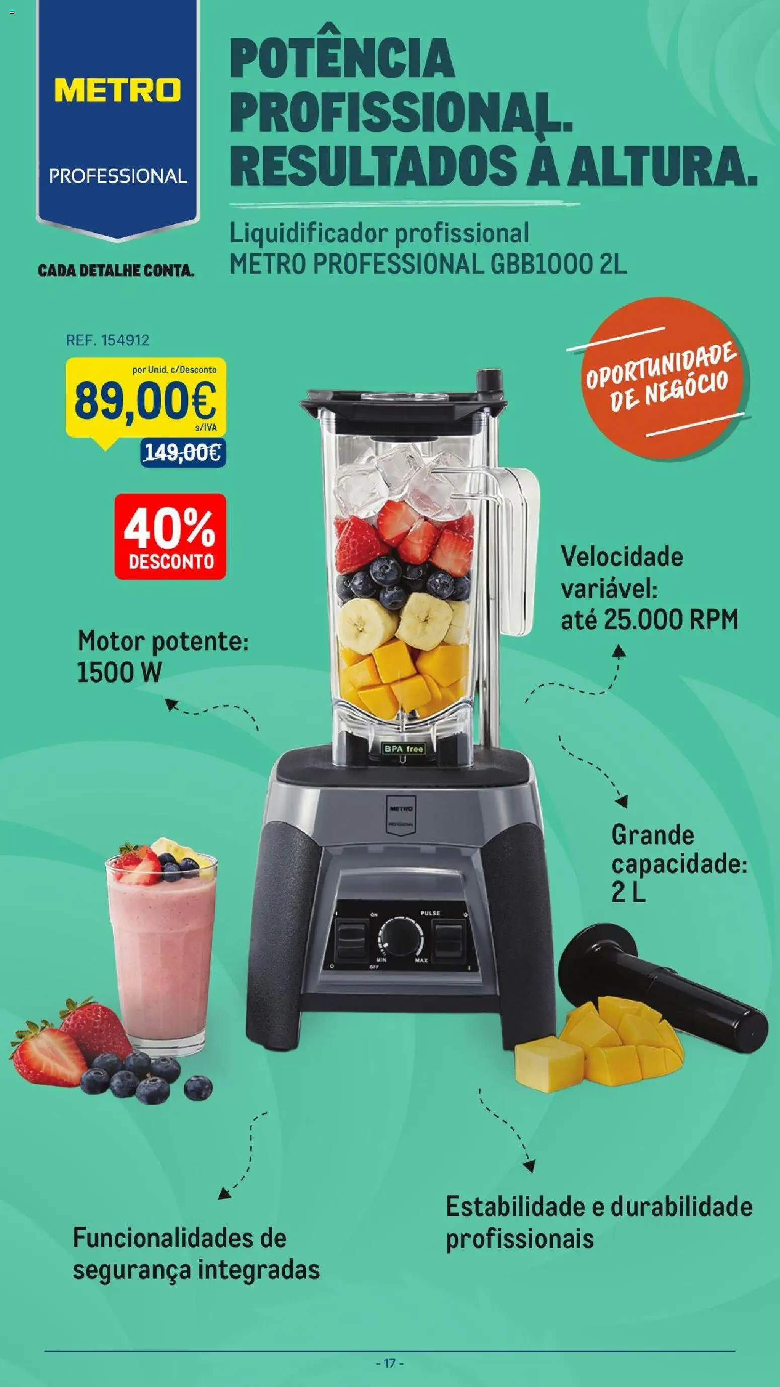 Makro folheto │ válido de 01/09/2026 | Página: 17 | Produtos: Liquidificador