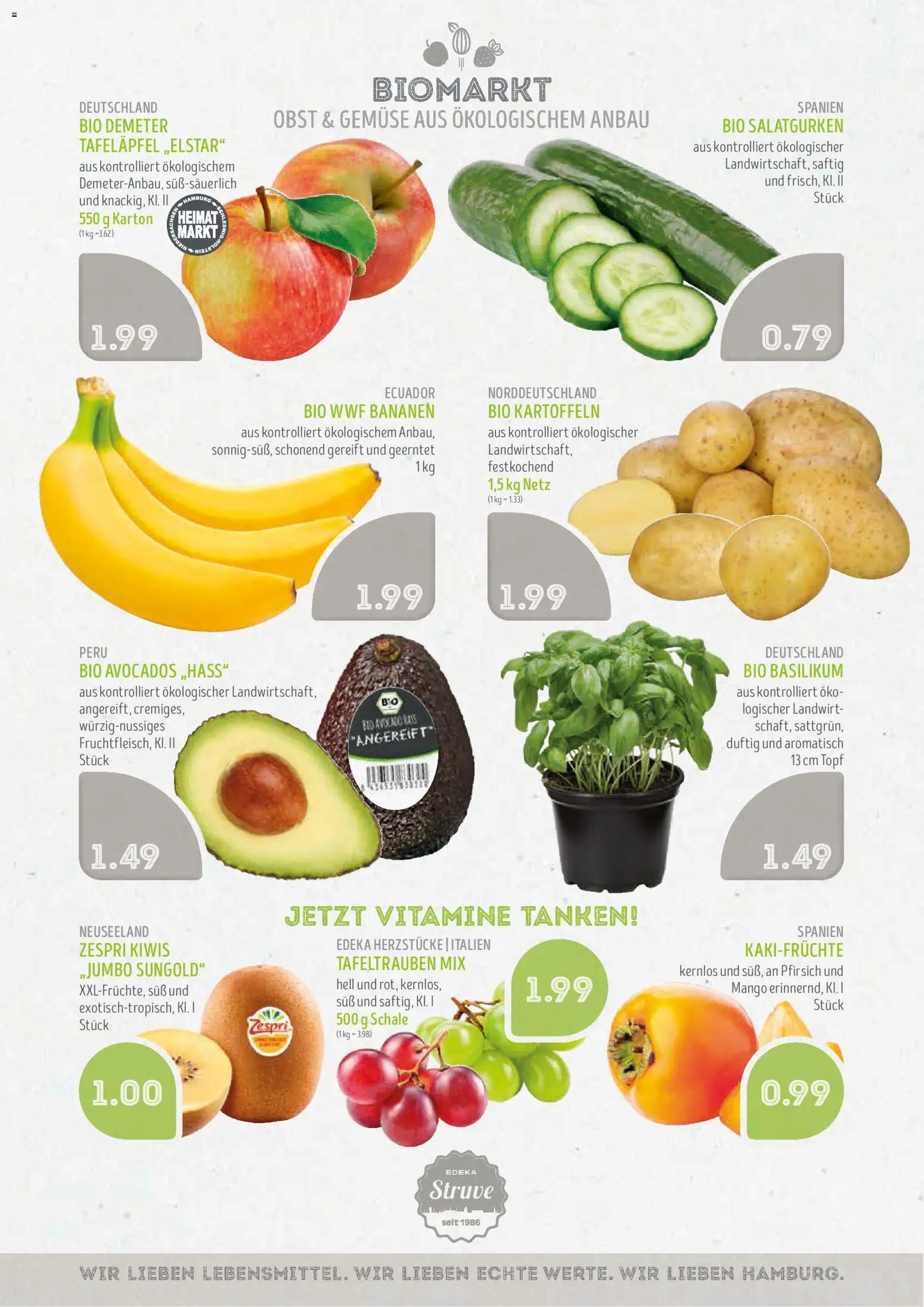 Edeka Struve Prospekt – gültig ab 05.10.2026 | Seite: 2 | Produkte: Avocado, Kartoffeln, Obst, Pfirsich