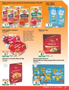 KTC Katalog - Pregled kataloga iz trgovine KTC, vrijedi od 16.09.2026 | Stranica: 31 | Proizvodi: Vindija, Sir, Sladoled, Kobasica