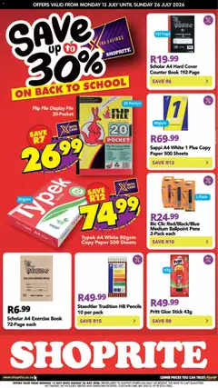 Shoprite specials catalogue – valid from 13/07/2026