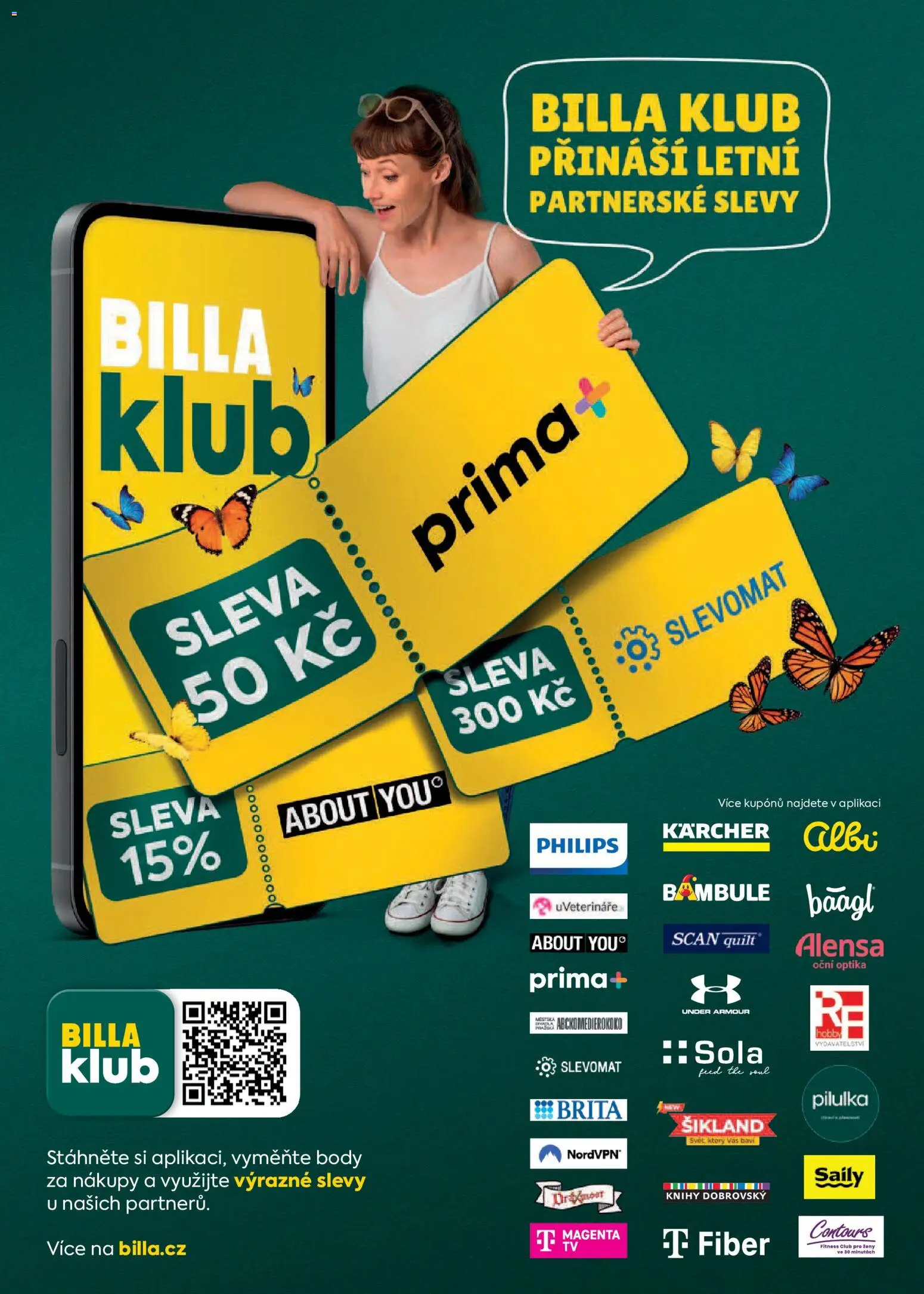 Billa Velký leták od 15.07.2026 | Strana: 21 | Produkty: Knihy, Kärcher, Brita, Body