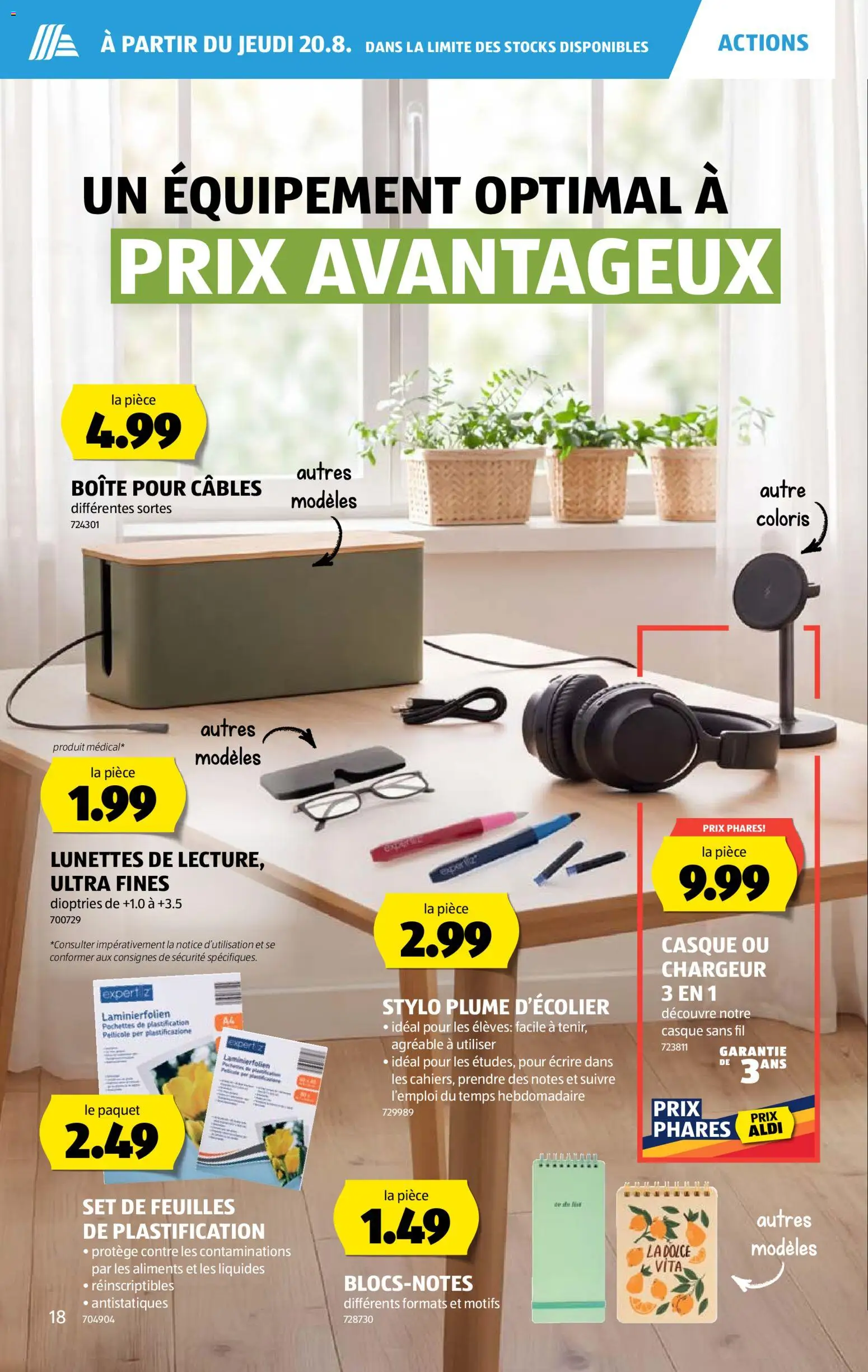 Aldi aktionen FR – gültig ab 20.08.2026 | Seite: 18 | Produkte: Headset