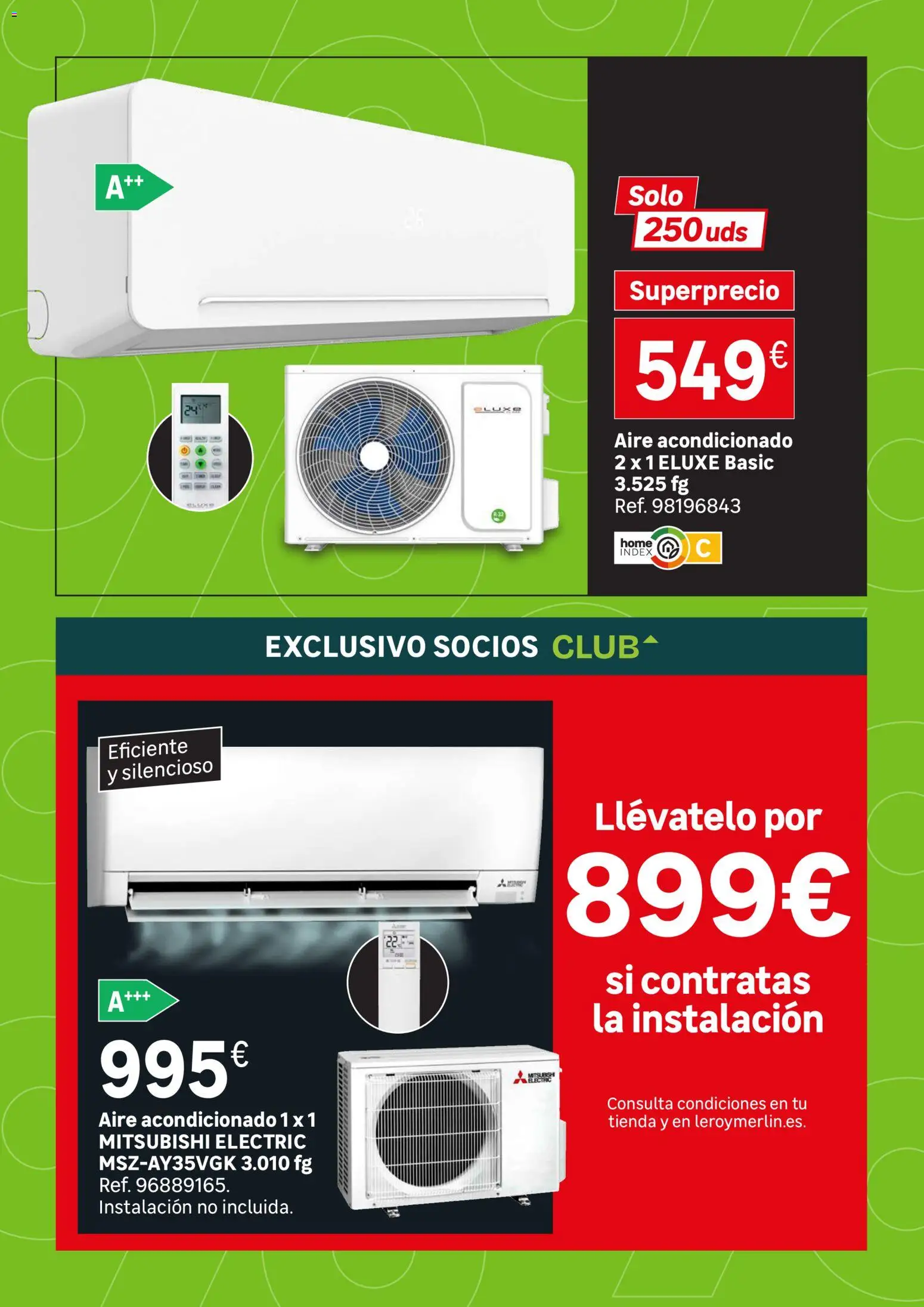 Leroy Merlin Black Friday │ válido desde el 20/10/2026 | Página: 15 | Productos: Aire acondicionado