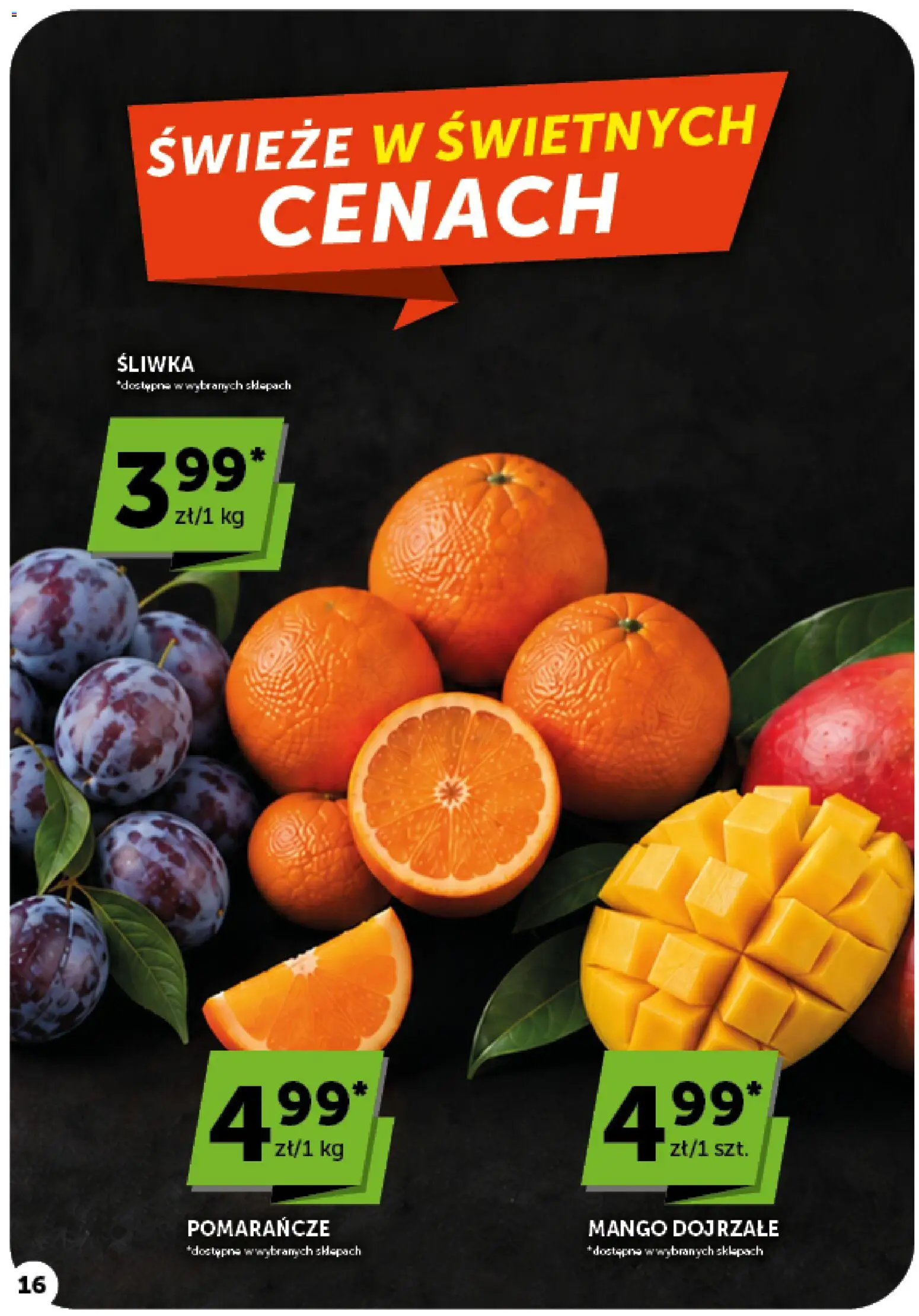ABC gazetka od 01.10.2026 | Strona: 16 | Produkty: Mango, Pomarańcze
